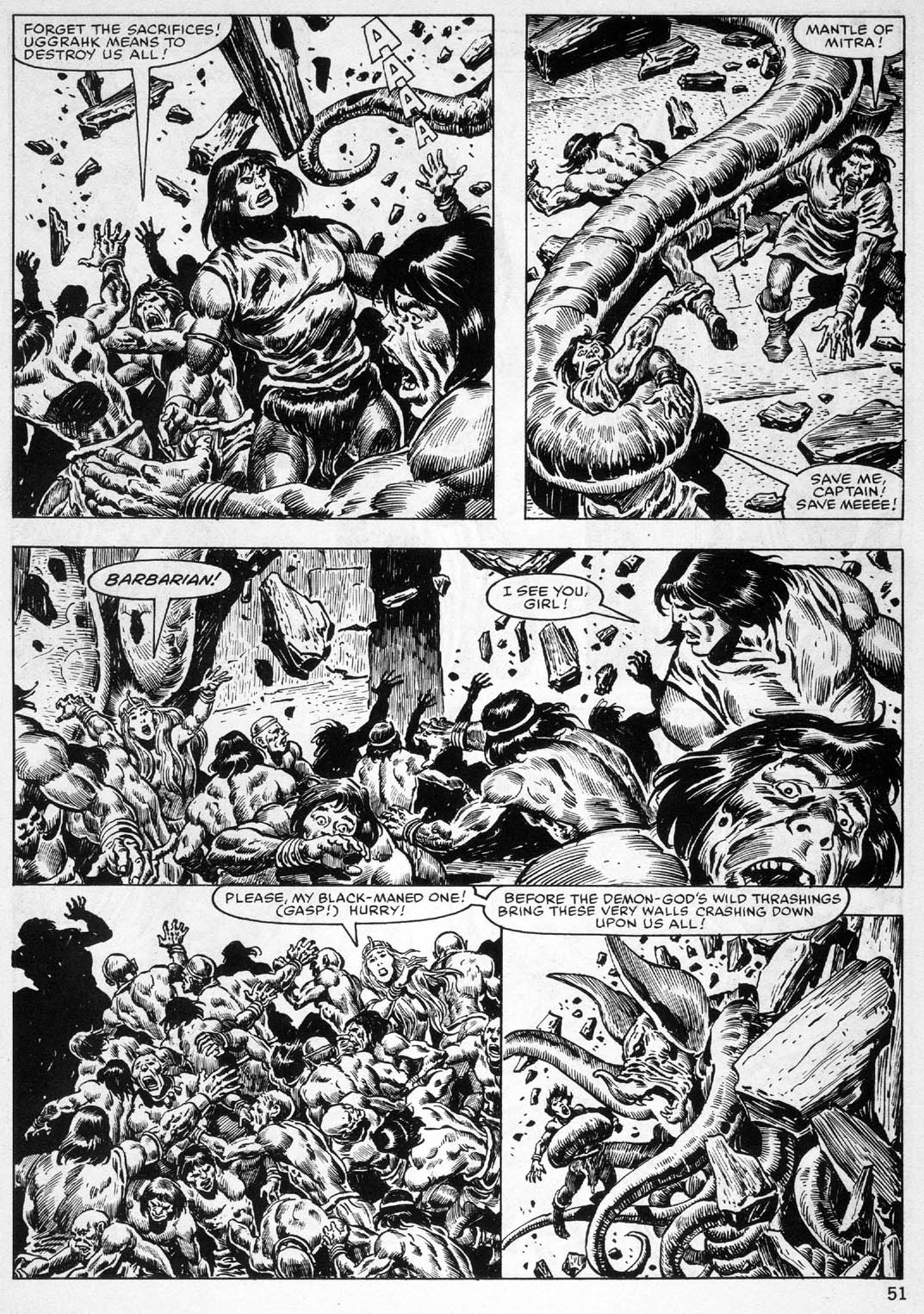 Read online The Savage Sword Of Conan comic -  Issue #100 - 46