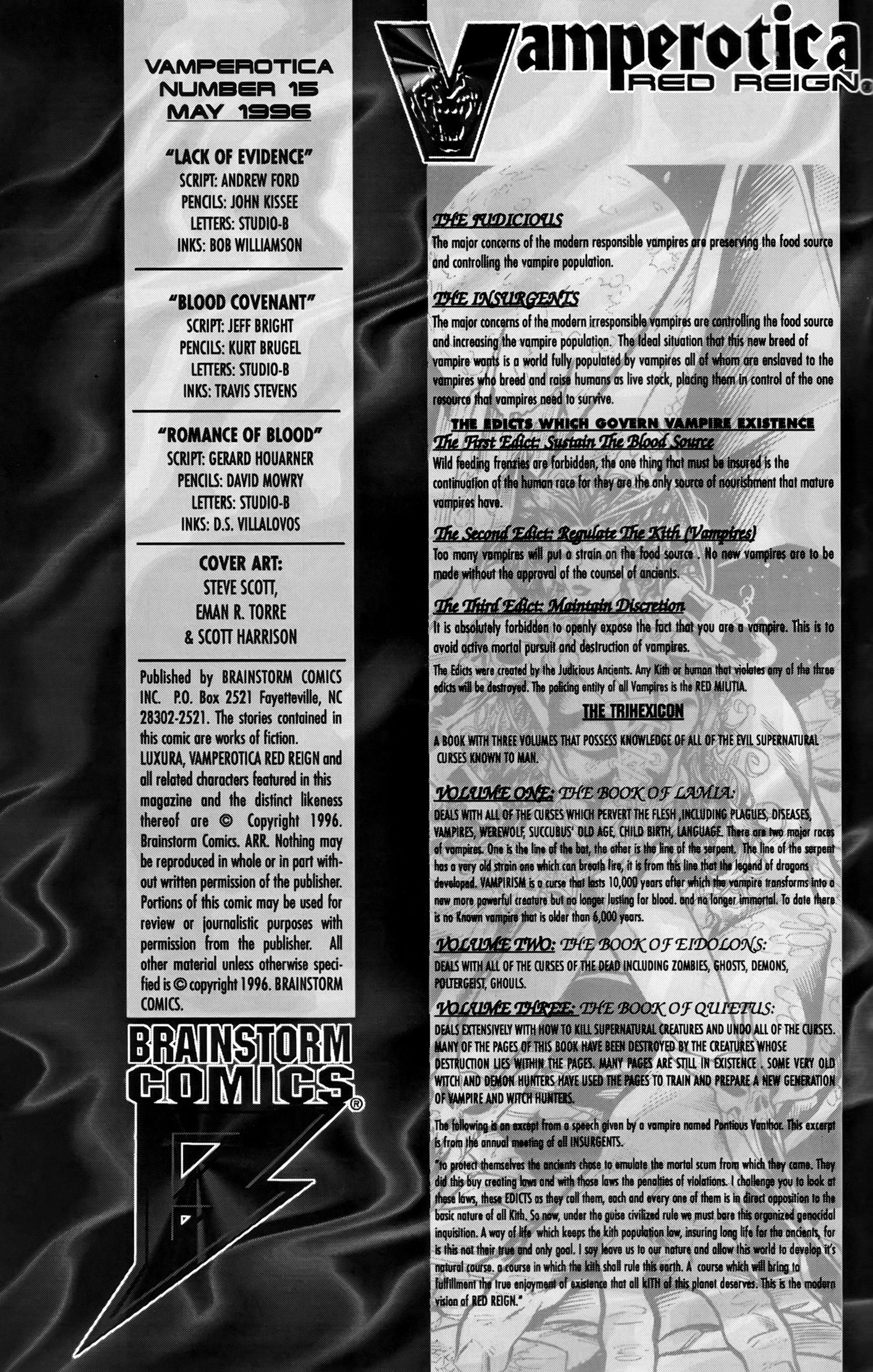 Read online Vamperotica comic -  Issue #15 - 2