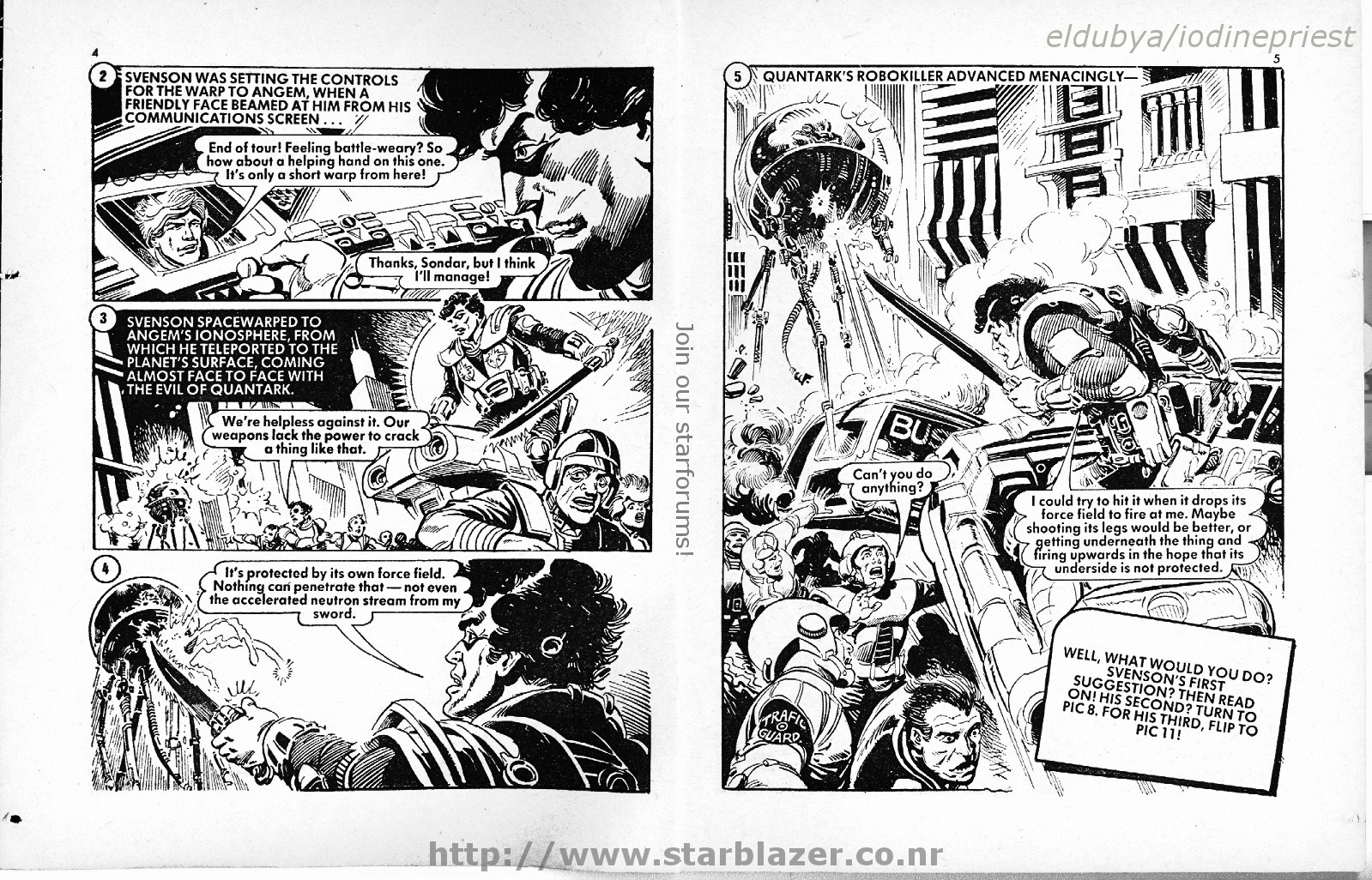 Read online Starblazer comic -  Issue #160 - 4