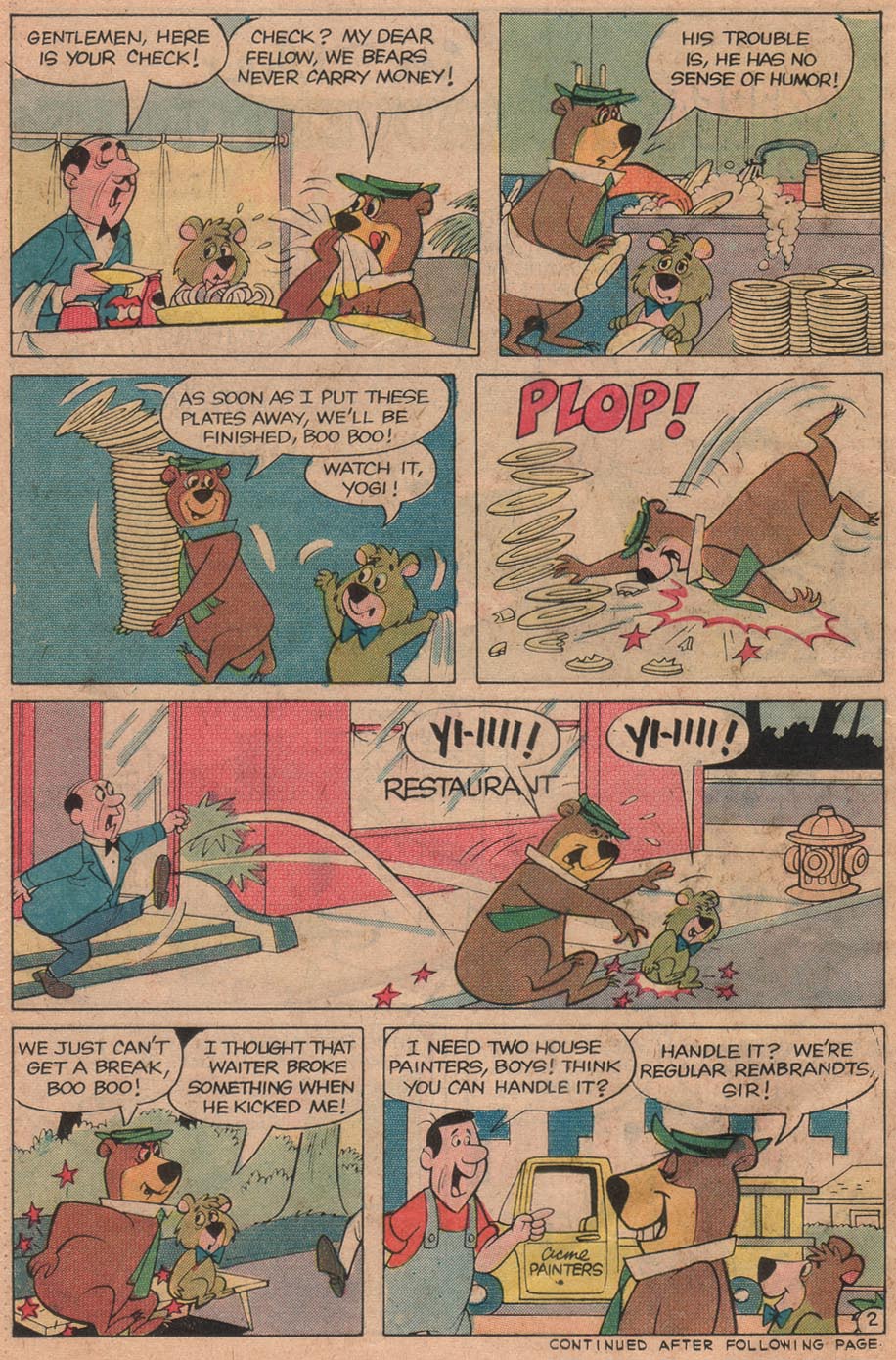 Read online Yogi Bear (1970) comic -  Issue #1 - 22