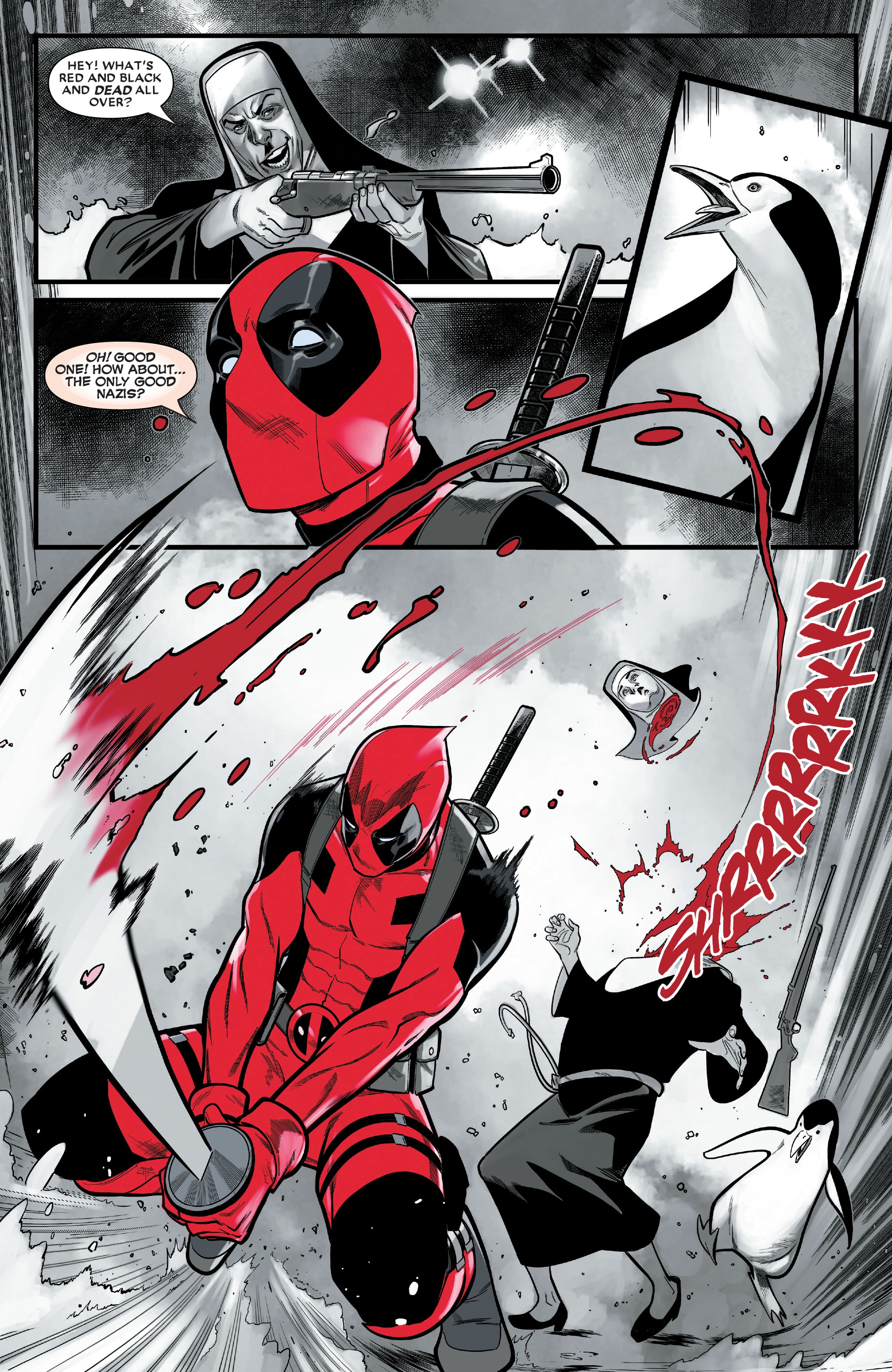 Read online Deadpool: Black, White & Blood comic -  Issue #3 - 11