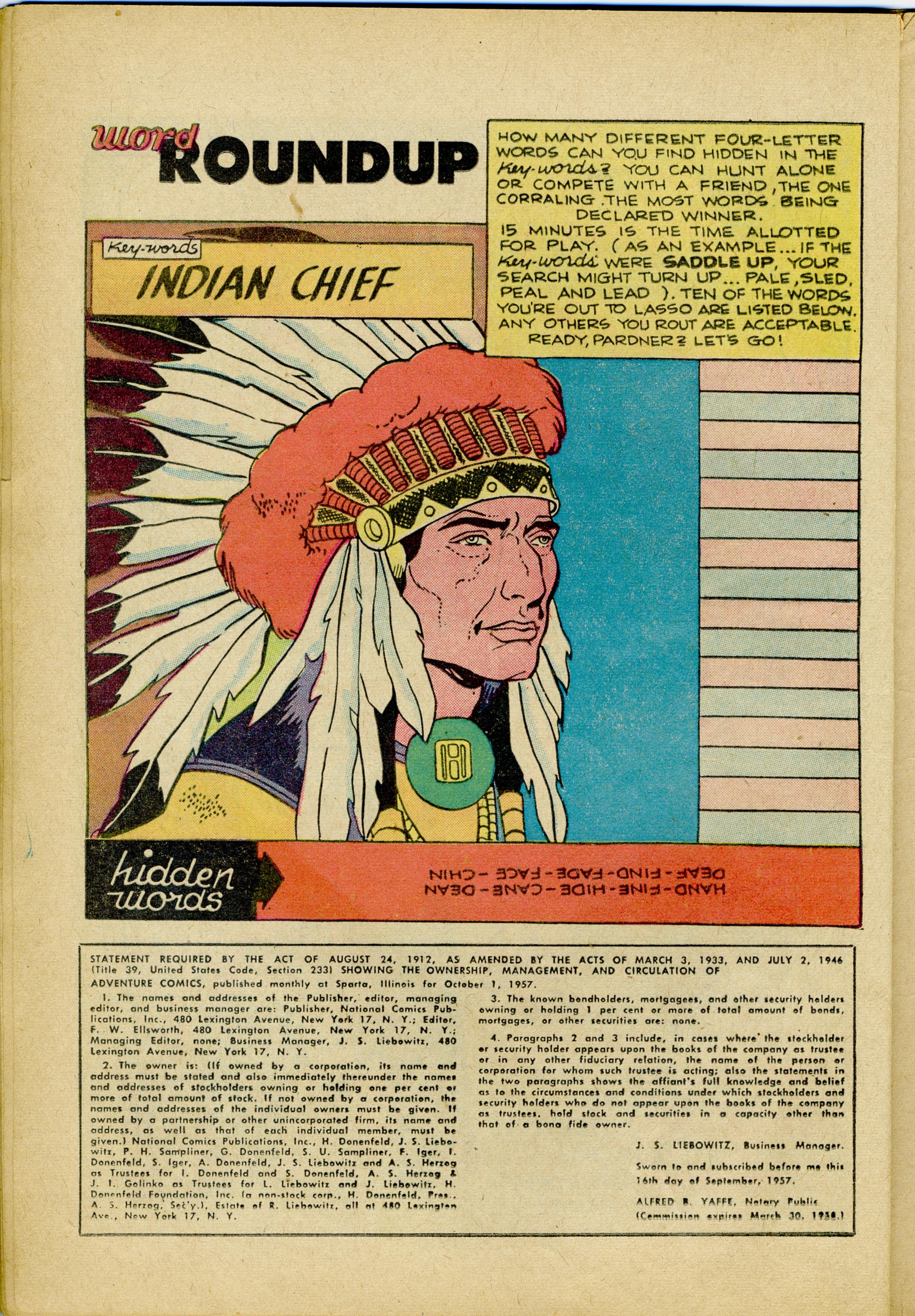 Read online Adventure Comics (1938) comic -  Issue #245 - 16
