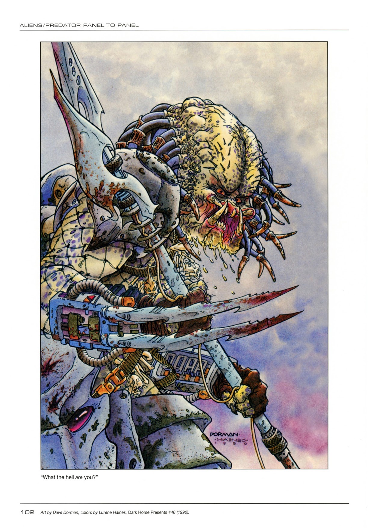 Read online Aliens/Predator: Panel to Panel comic -  Issue # TPB (Part 1) - 95