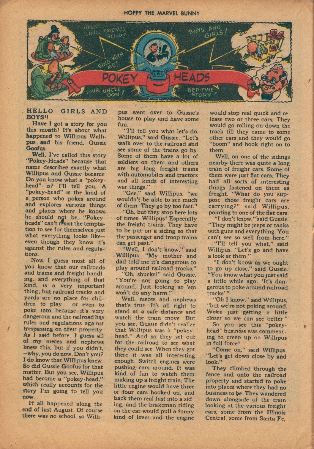 Read online Hoppy The Marvel Bunny comic -  Issue #1 - 14