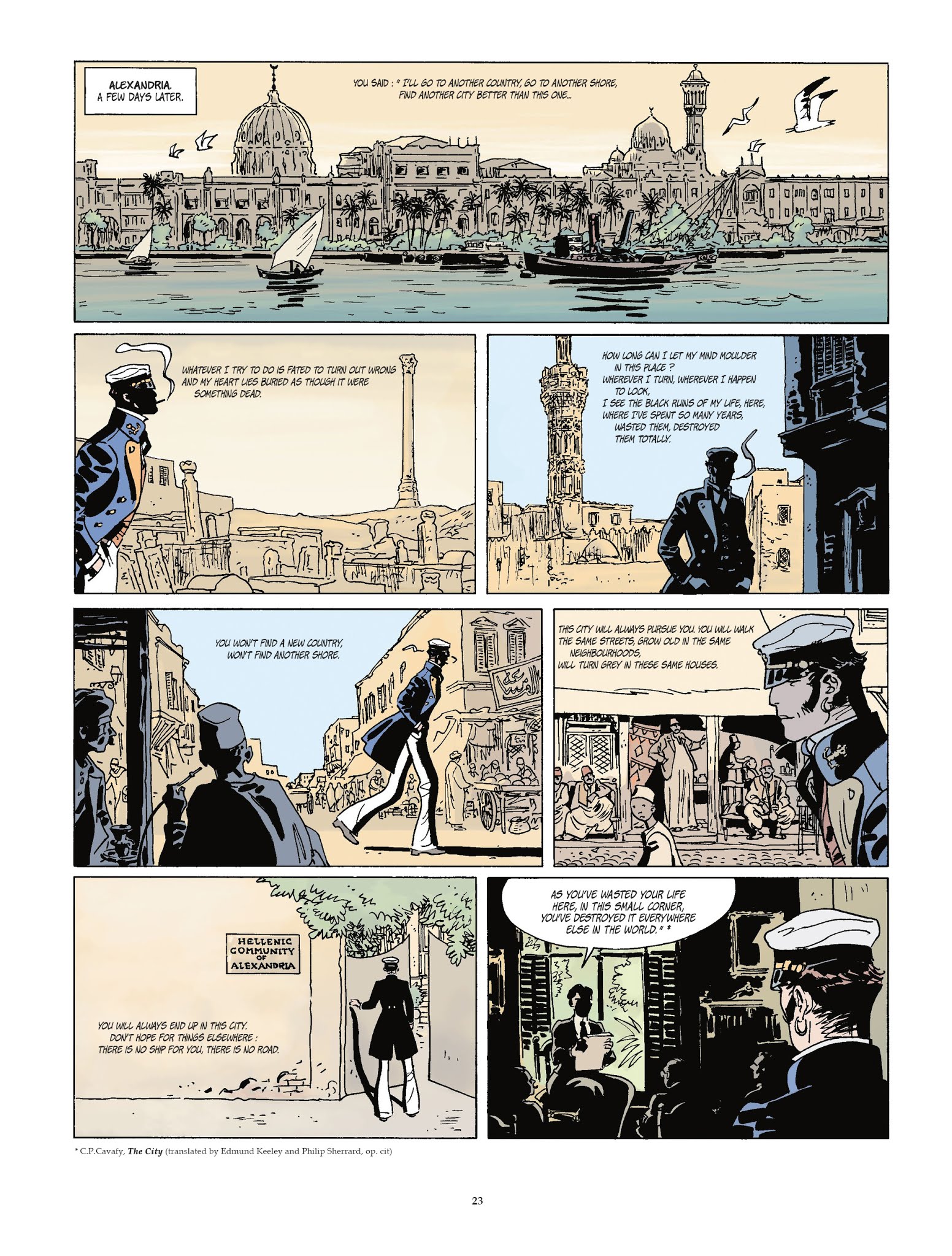 Read online Corto Maltese [GER] comic -  Issue #16 - 23