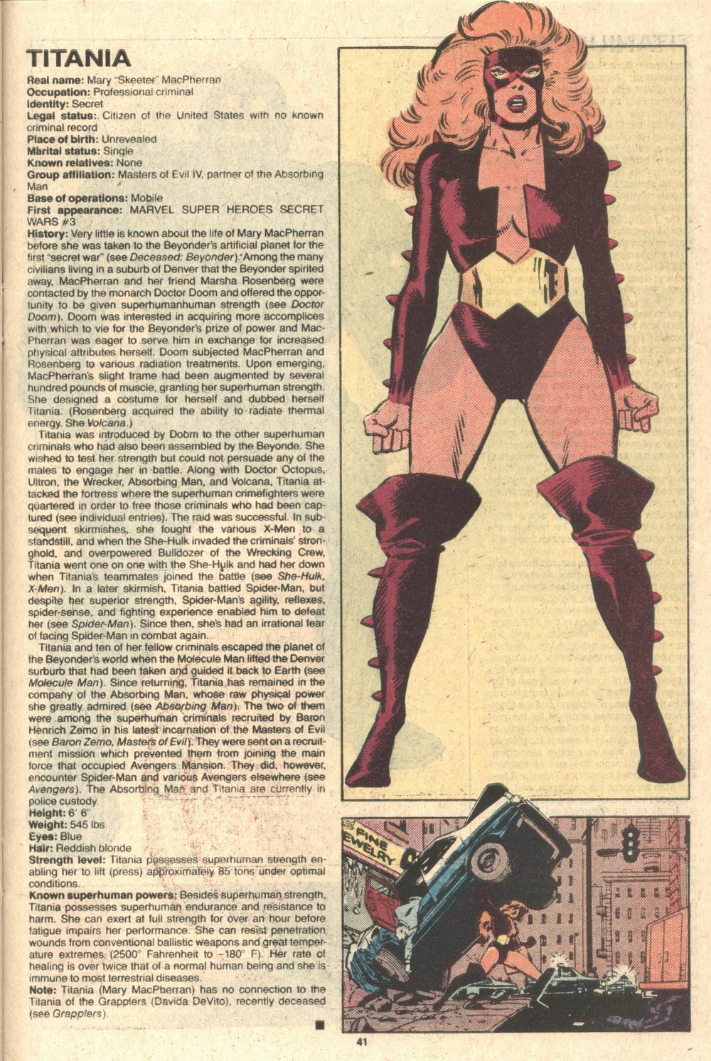 Read online The Official Handbook of the Marvel Universe Deluxe Edition comic -  Issue #13 - 43