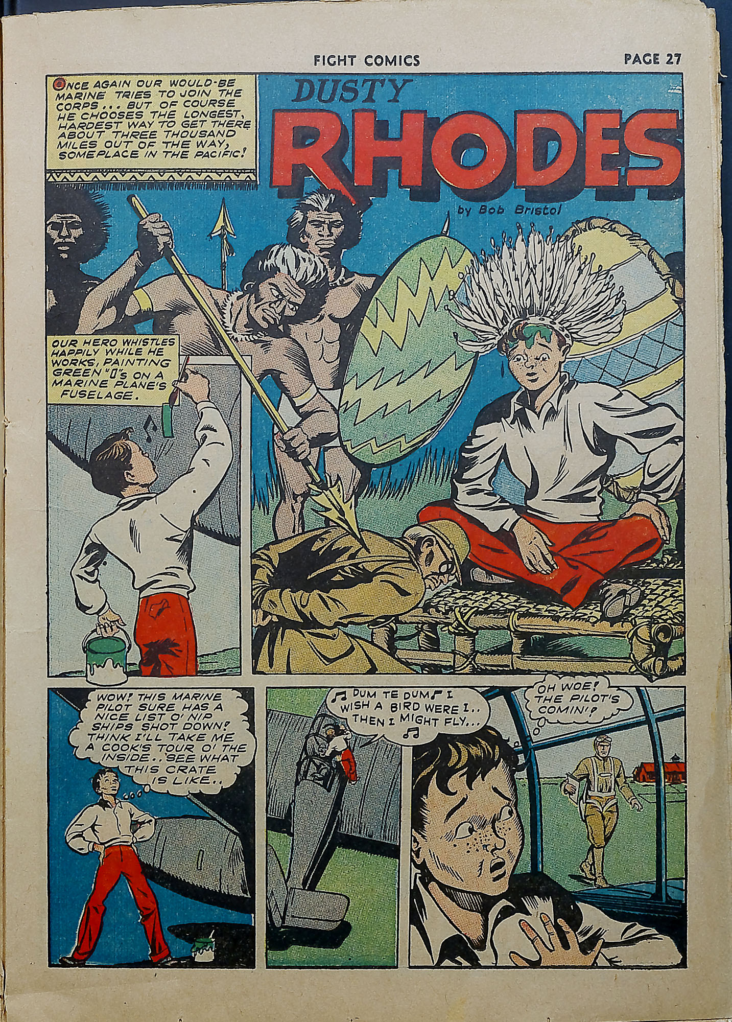 Read online Fight Comics comic -  Issue #25 - 29