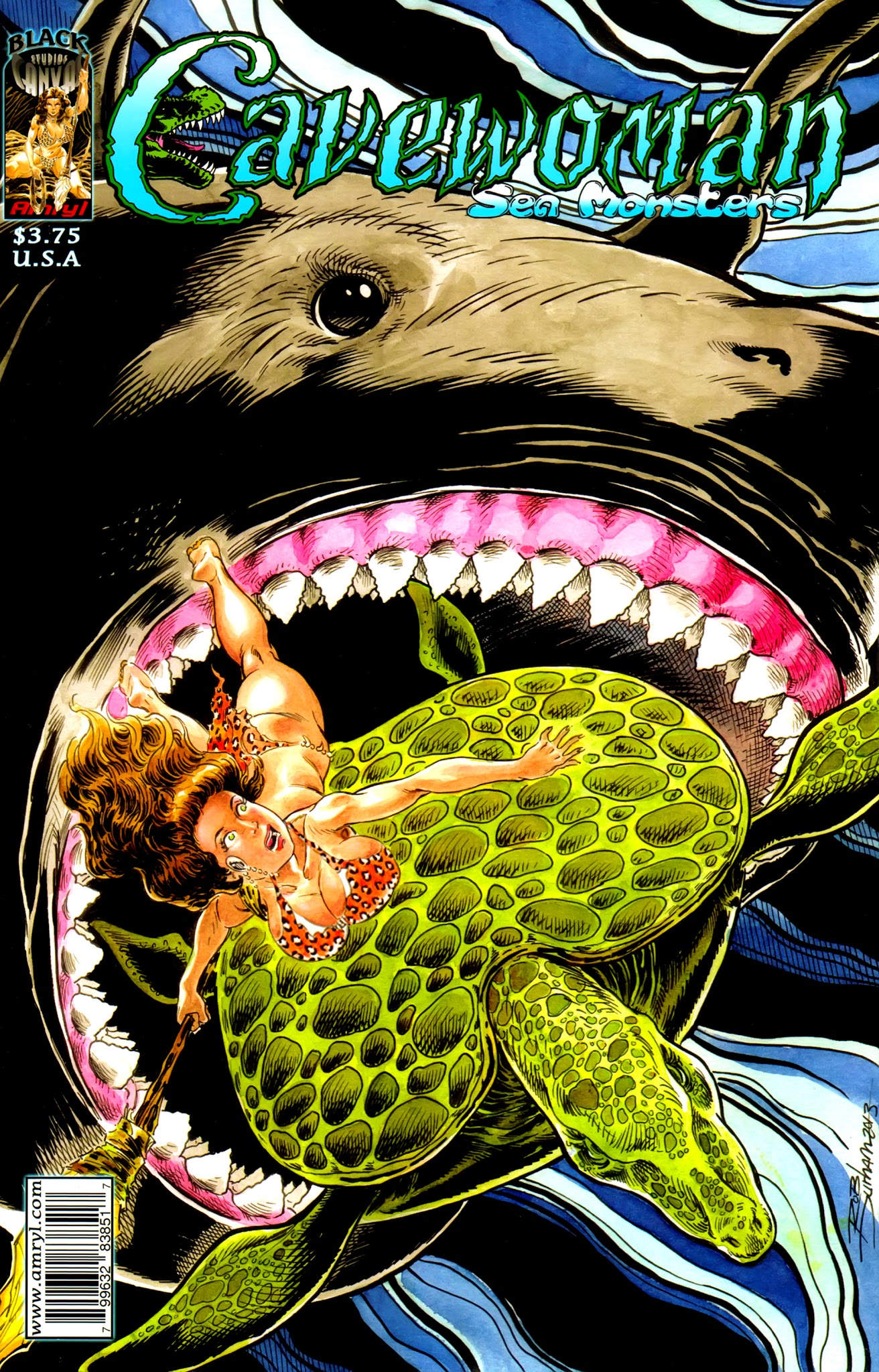 Read online Cavewoman: Sea Monsters comic -  Issue # Full - 1