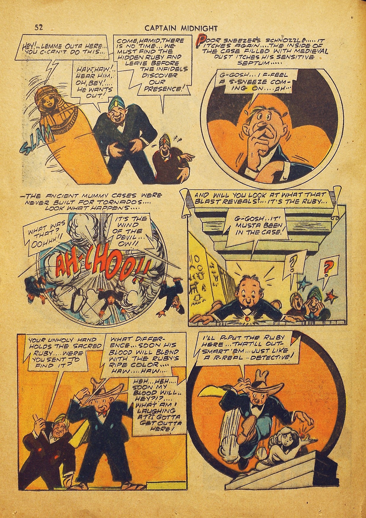 Read online Captain Midnight (1942) comic -  Issue #2 - 51