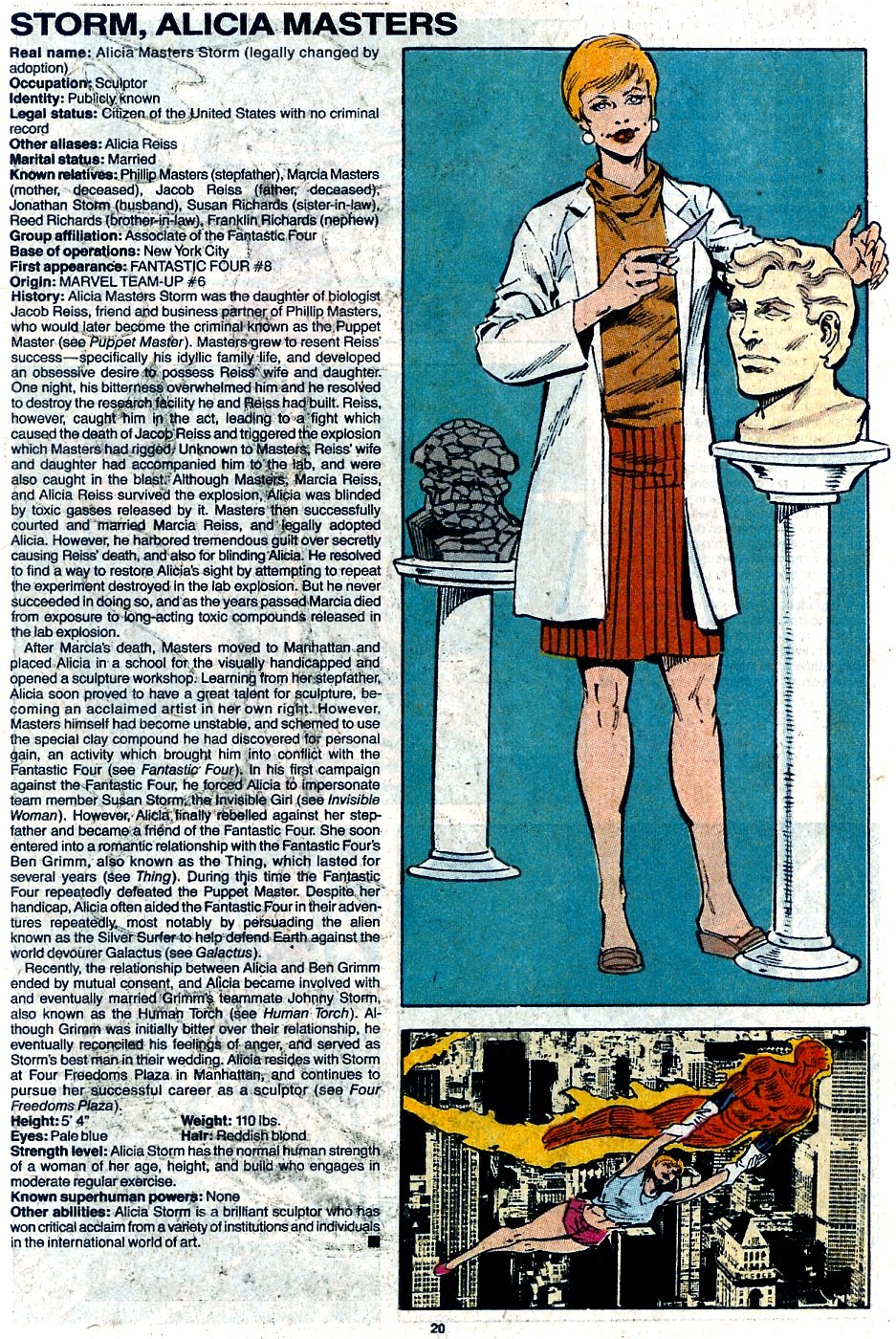 Read online The Official Handbook of the Marvel Universe: Update '89 comic -  Issue #7 - 22