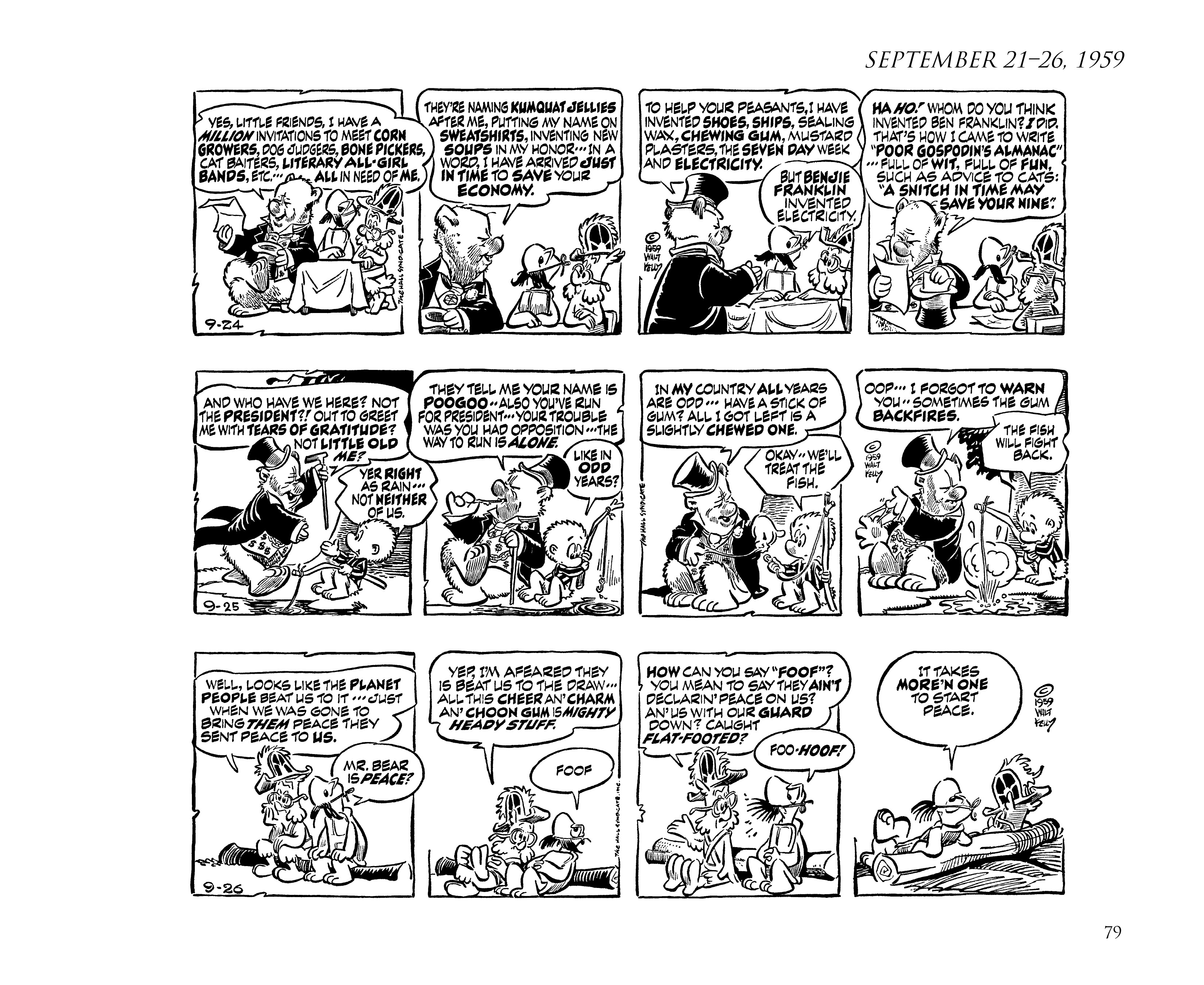 Read online Pogo by Walt Kelly: The Complete Syndicated Comic Strips comic -  Issue # TPB 6 (Part 1) - 89