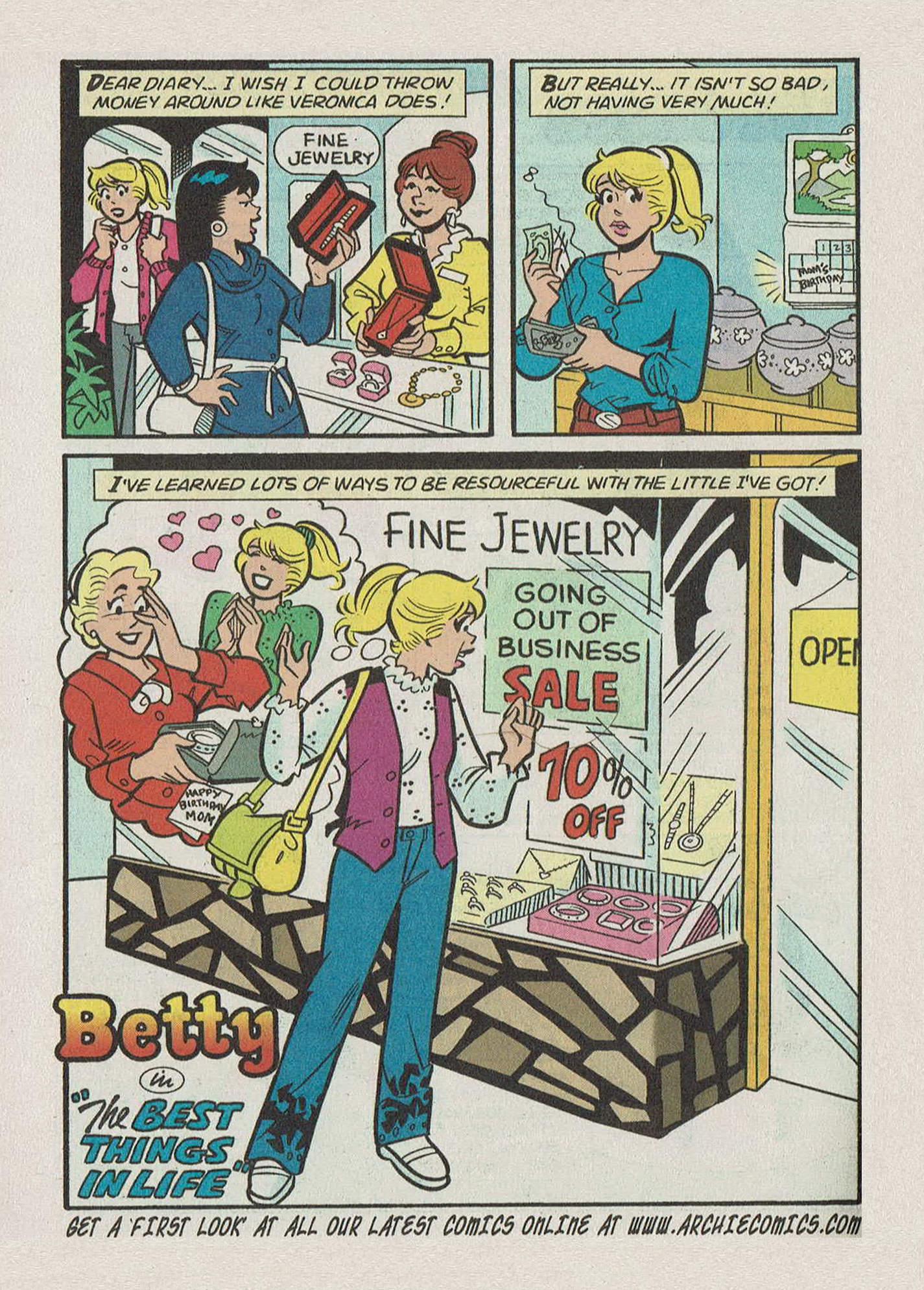 Read online Betty and Veronica Digest Magazine comic -  Issue #165 - 62