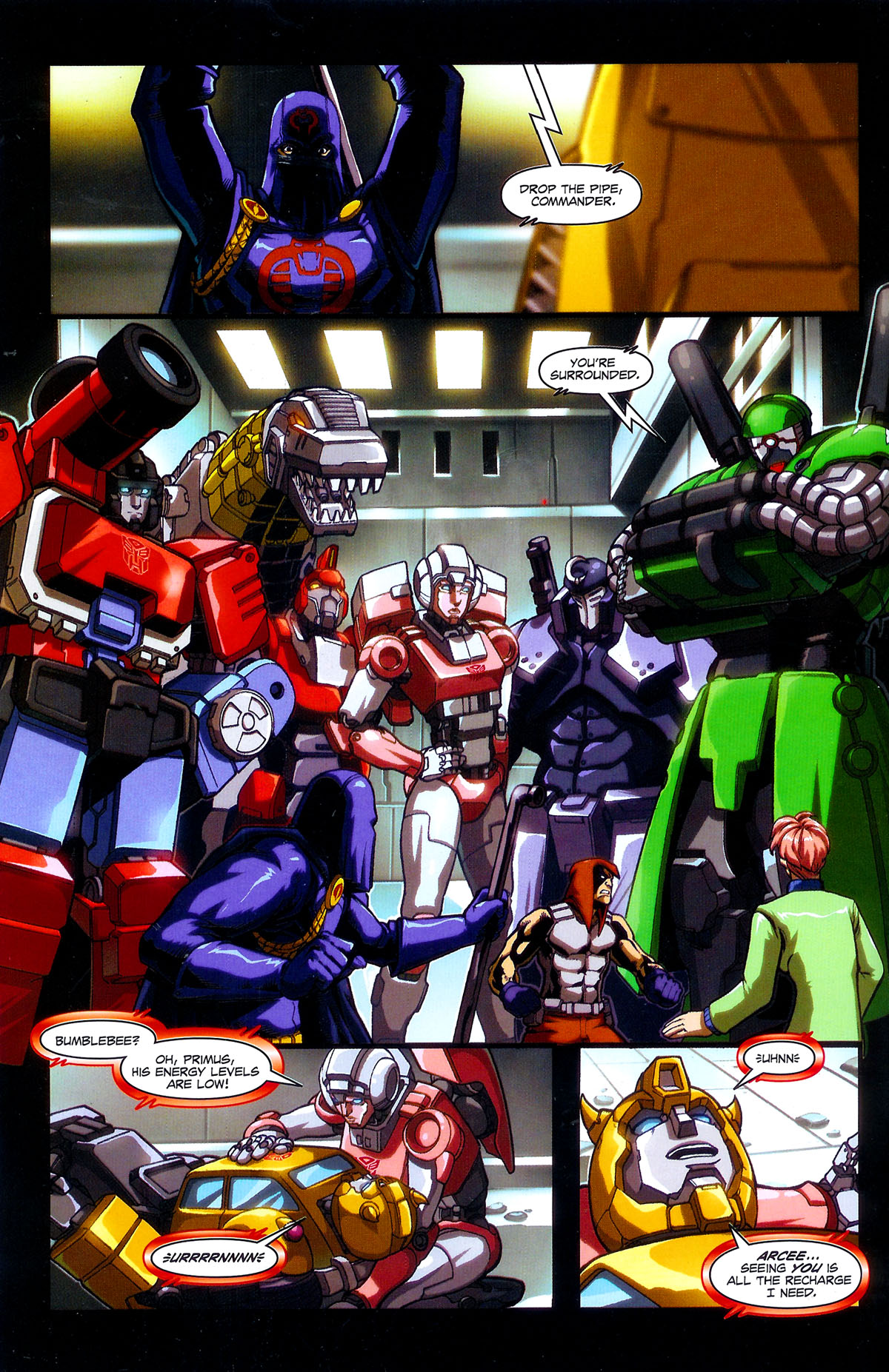 Read online G.I. Joe vs. The Transformers III: The Art of War comic -  Issue #2 - 8