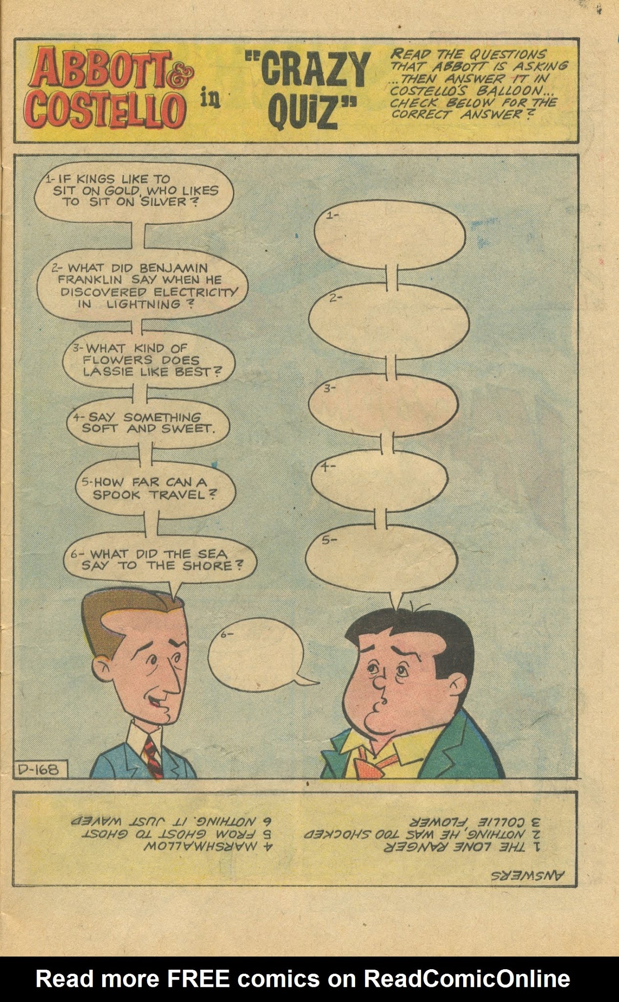 Read online Abbott & Costello comic -  Issue #15 - 9