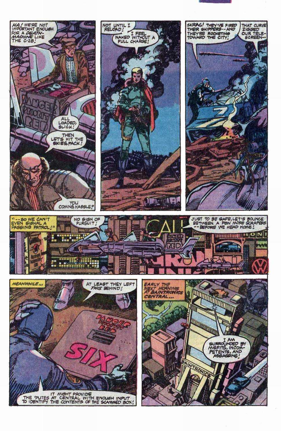 Read online Machine Man (1984) comic -  Issue #1 - 9