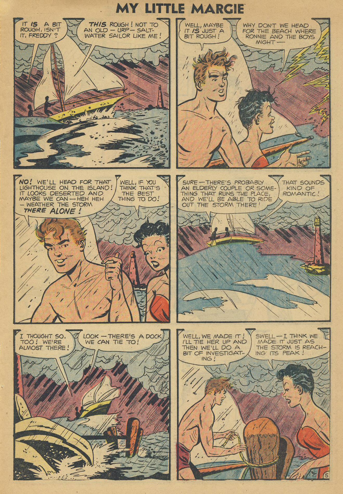 Read online My Little Margie (1954) comic -  Issue #4 - 33
