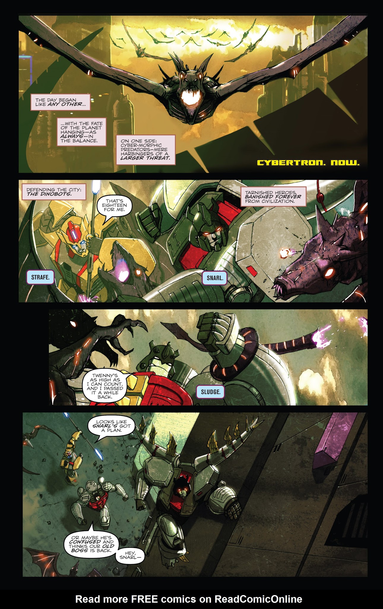 Read online The Transformers: Redemption of the Dinobots comic -  Issue # TPB - 99