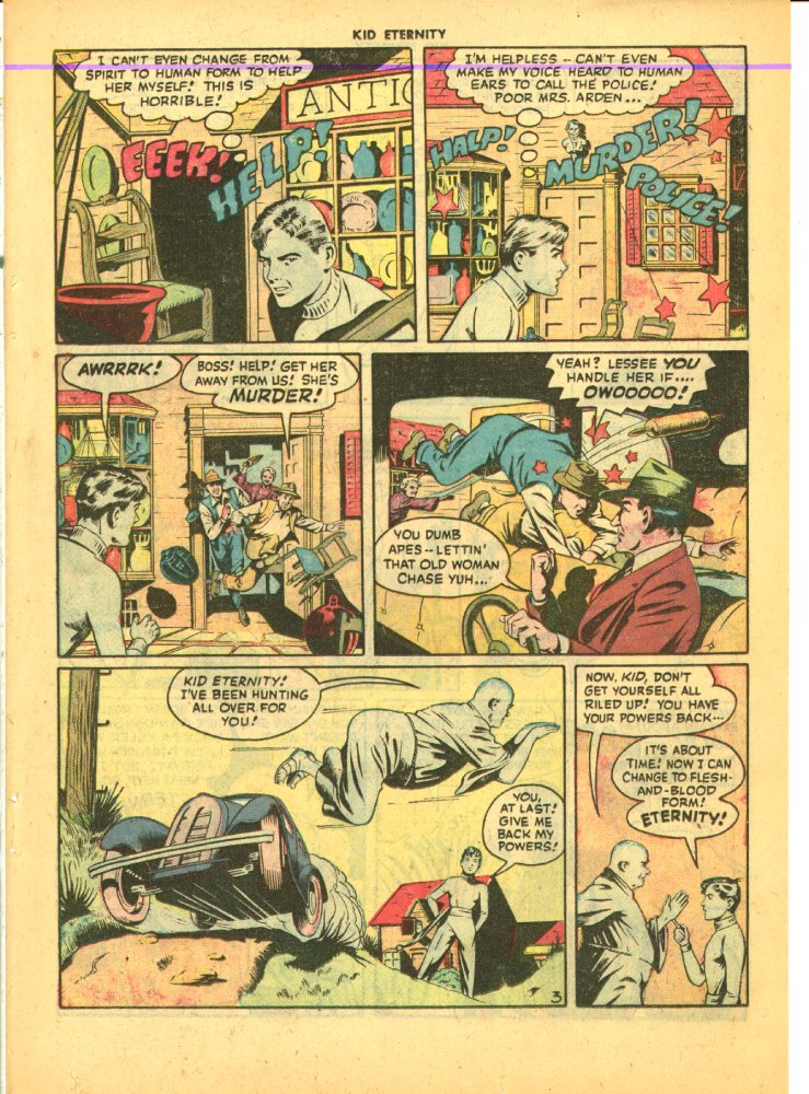 Read online Kid Eternity (1946) comic -  Issue #4 - 17