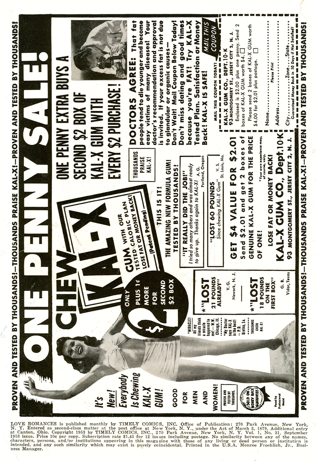 Read online Love Romances comic -  Issue #31 - 2