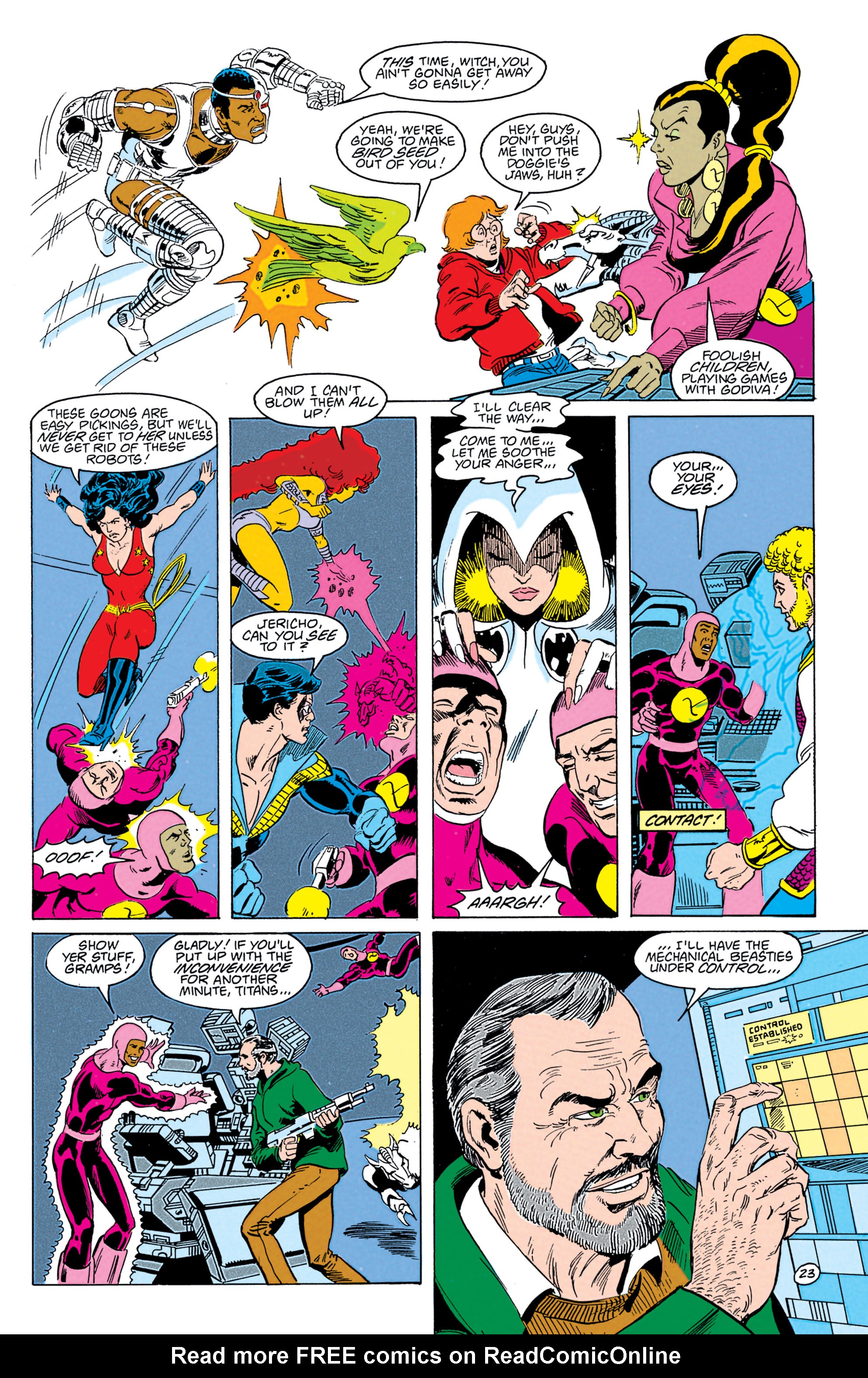 Read online The New Teen Titans (1984) comic -  Issue #44 - 24
