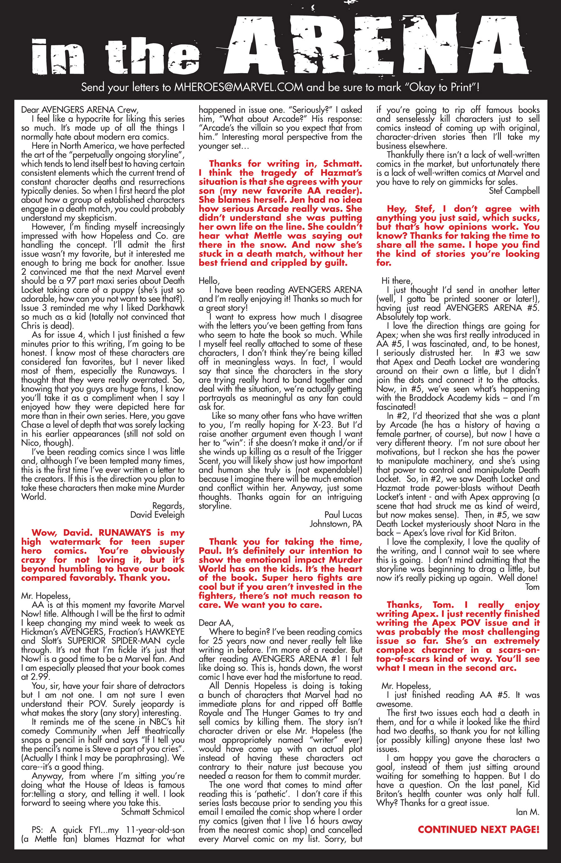 Read online Avengers Arena comic -  Issue #7 - 23