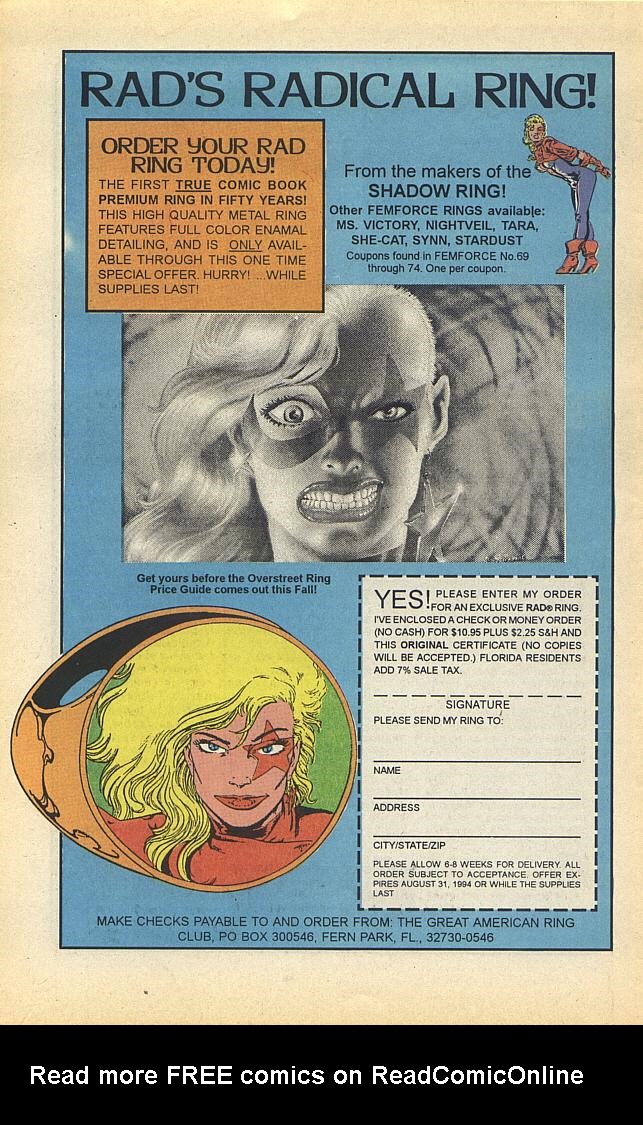 Read online Femforce comic -  Issue #75 - 31