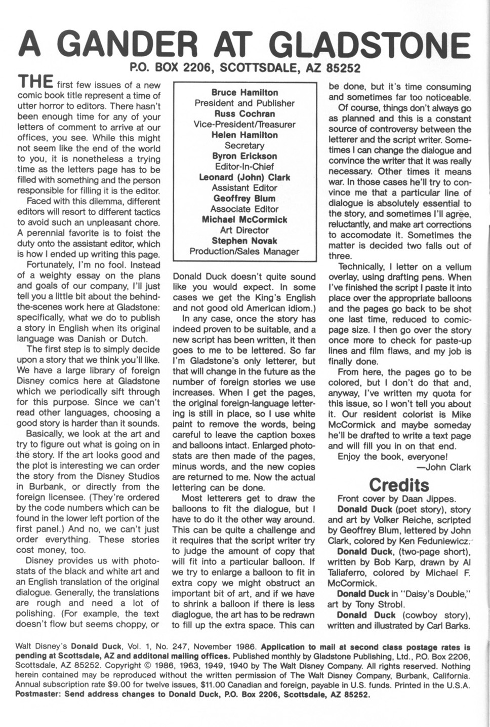 Read online Walt Disney's Donald Duck (1986) comic -  Issue #247 - 2