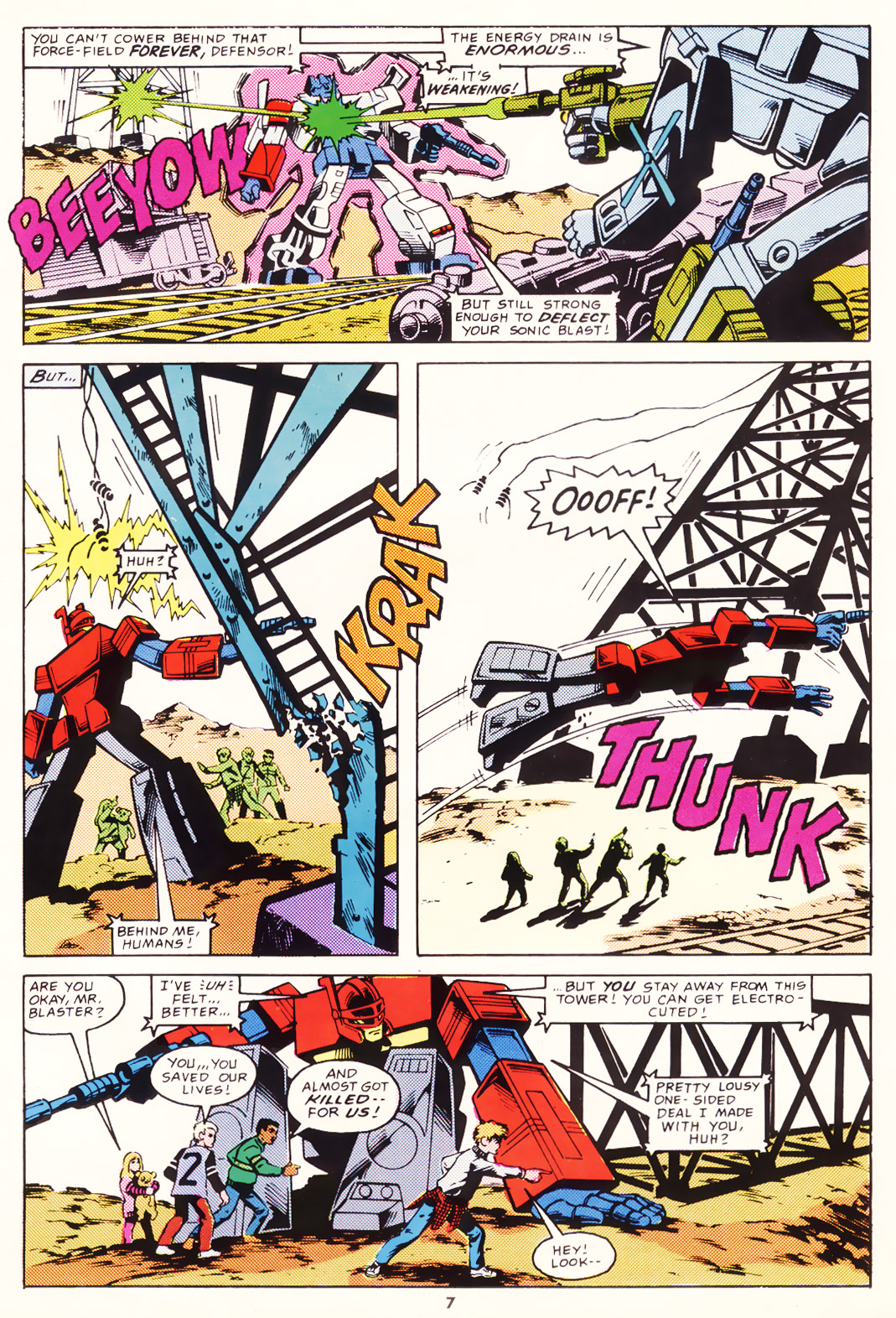 Read online The Transformers (UK) comic -  Issue #142 - 7