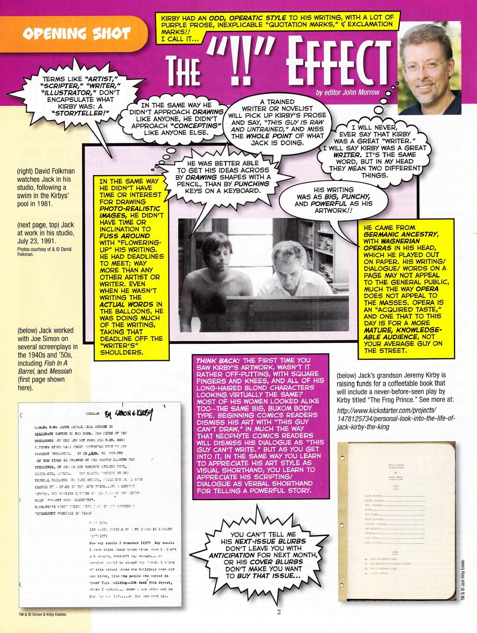 Read online The Jack Kirby Collector comic -  Issue #61 - 3