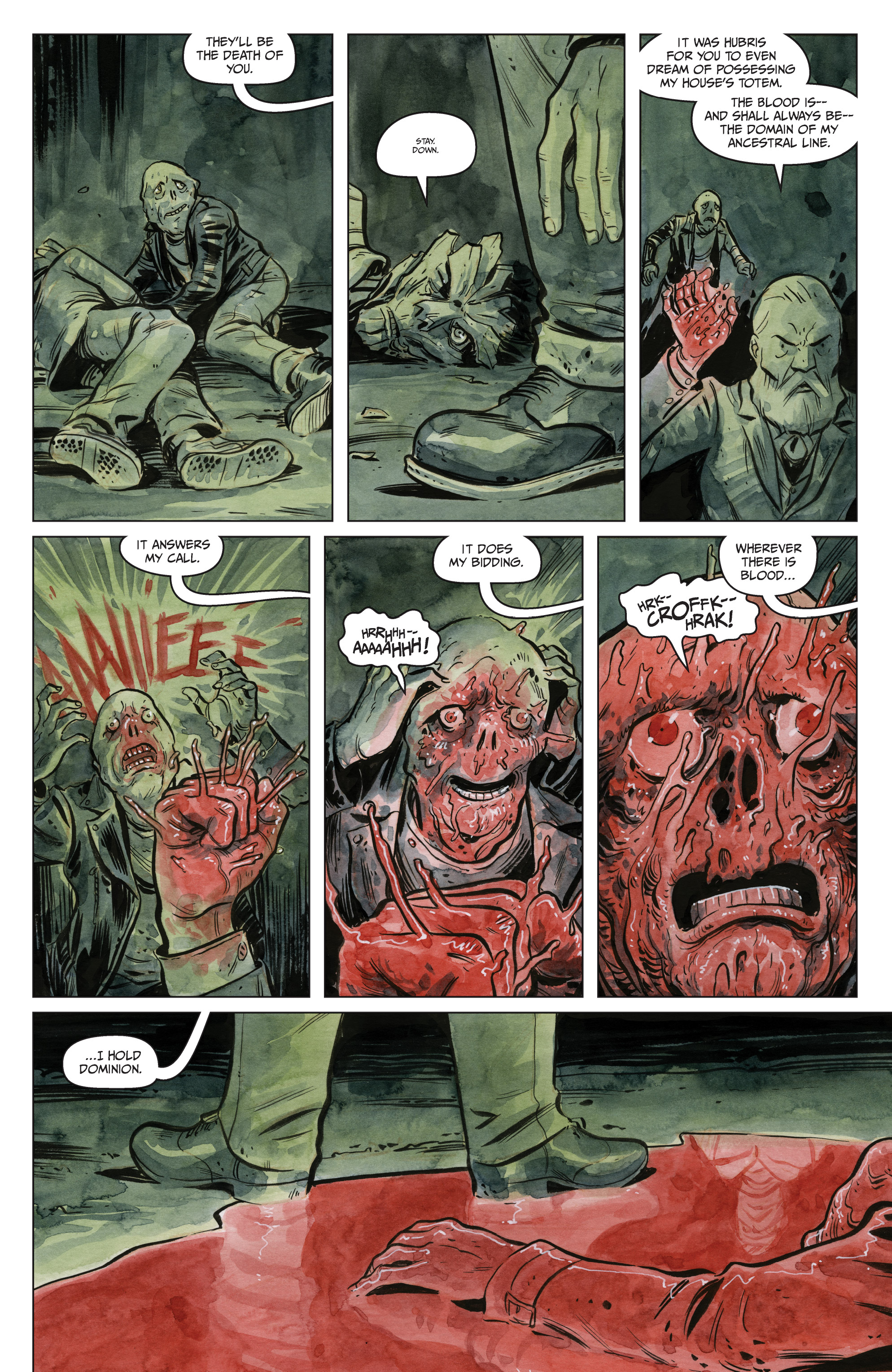 Read online Manor Black comic -  Issue #4 - 15