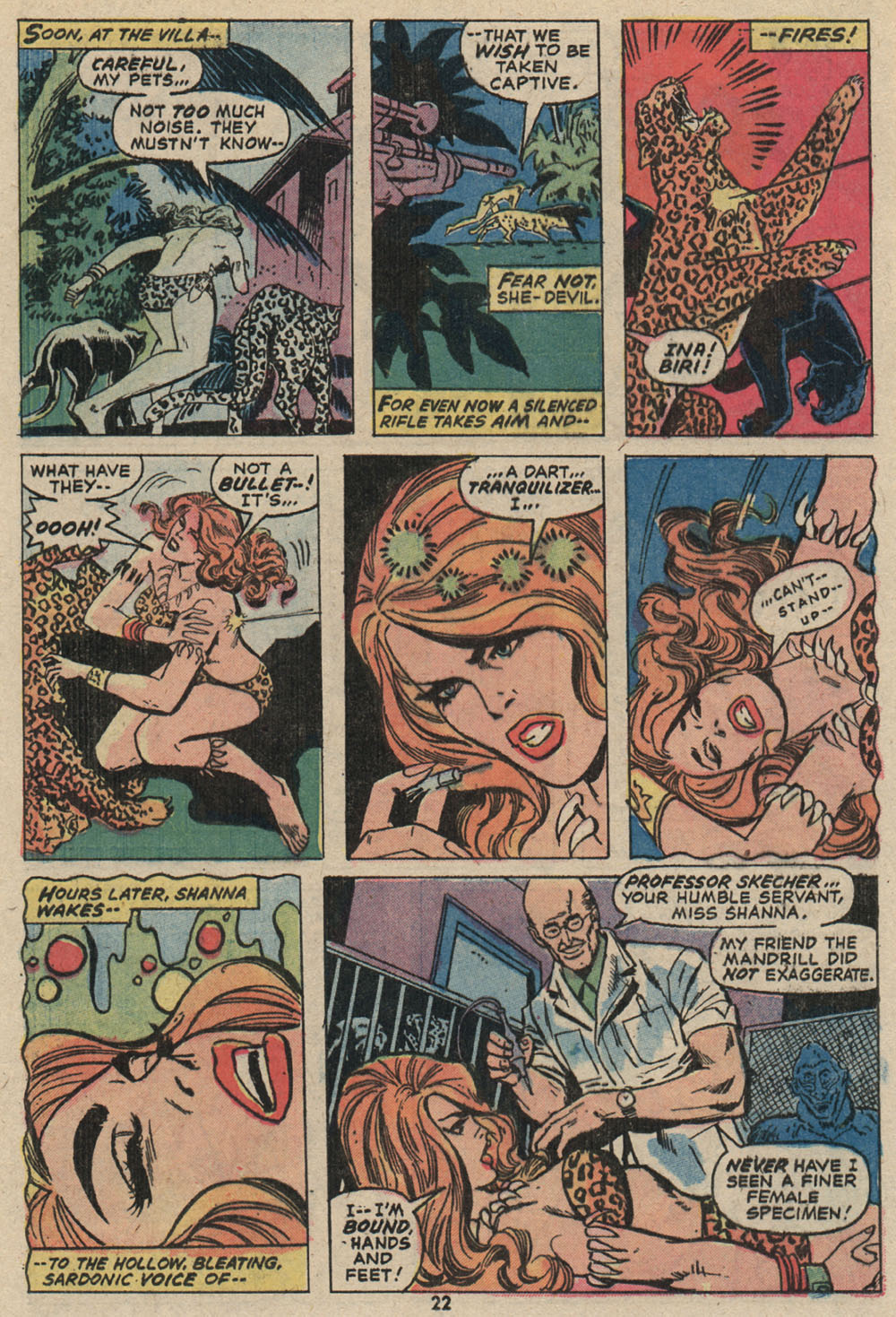 Read online Shanna, the She-Devil (1972) comic -  Issue #4 - 17