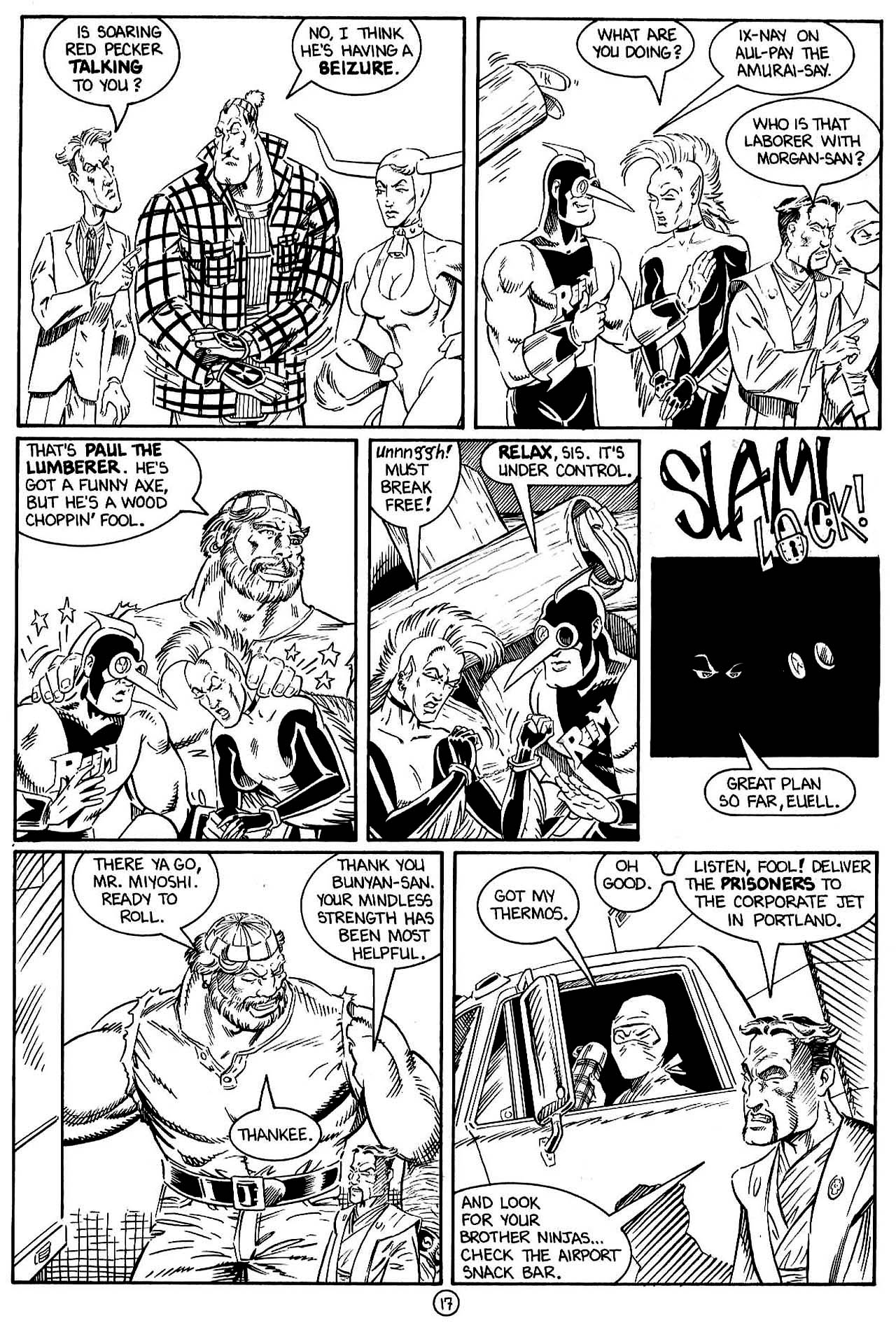 Read online Paul the Samurai (1992) comic -  Issue #5 - 18