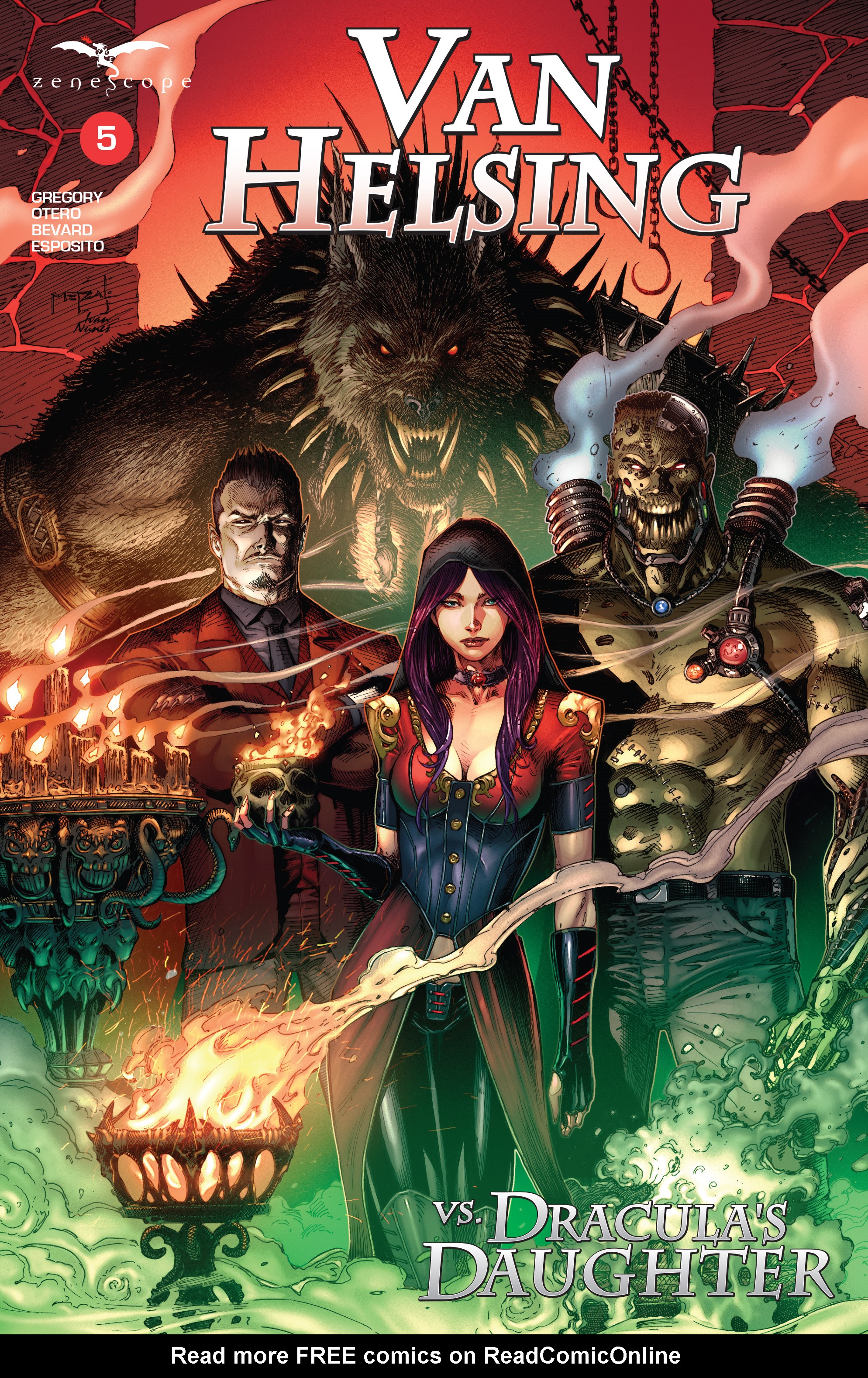 Read online Van Helsing vs. Dracula's Daughter comic -  Issue #5 - 1