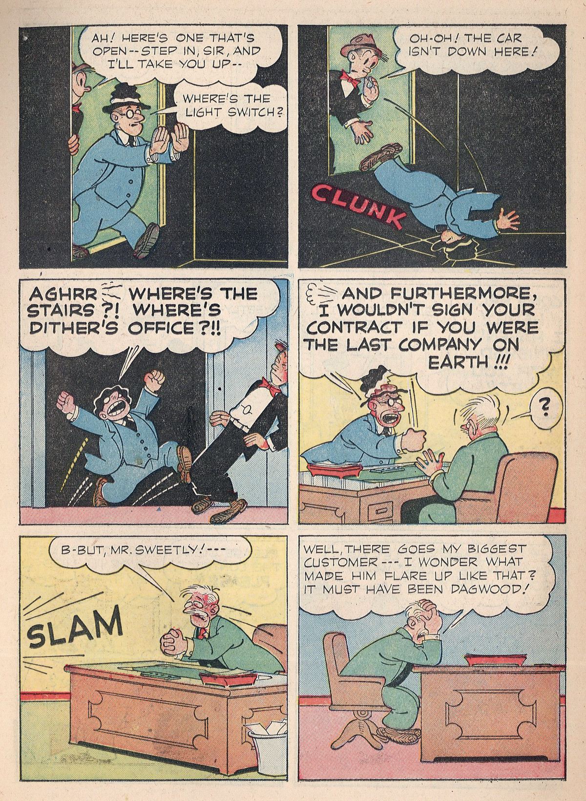 Read online Blondie Comics (1947) comic -  Issue #11 - 11