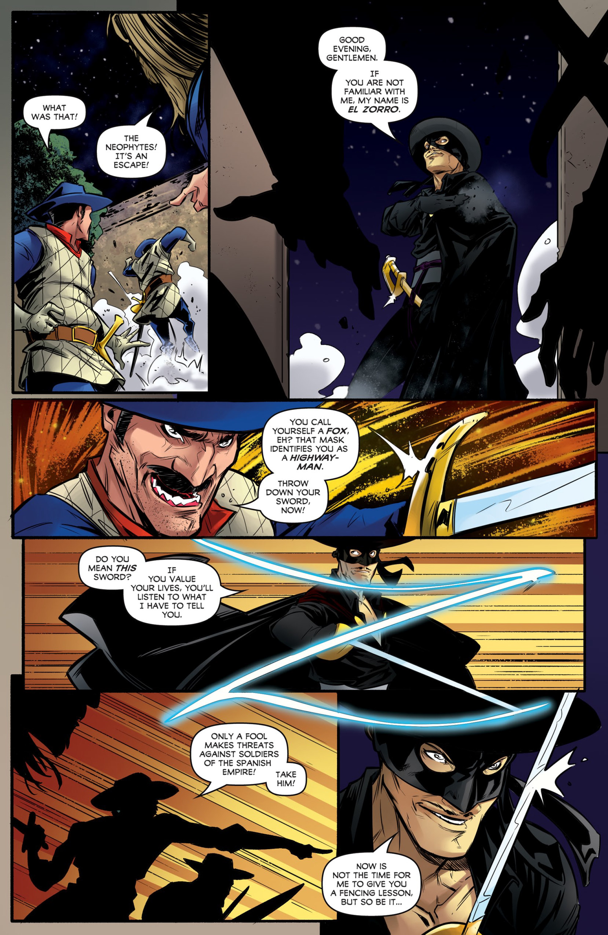 Read online Zorro: Sacrilege comic -  Issue #3 - 11