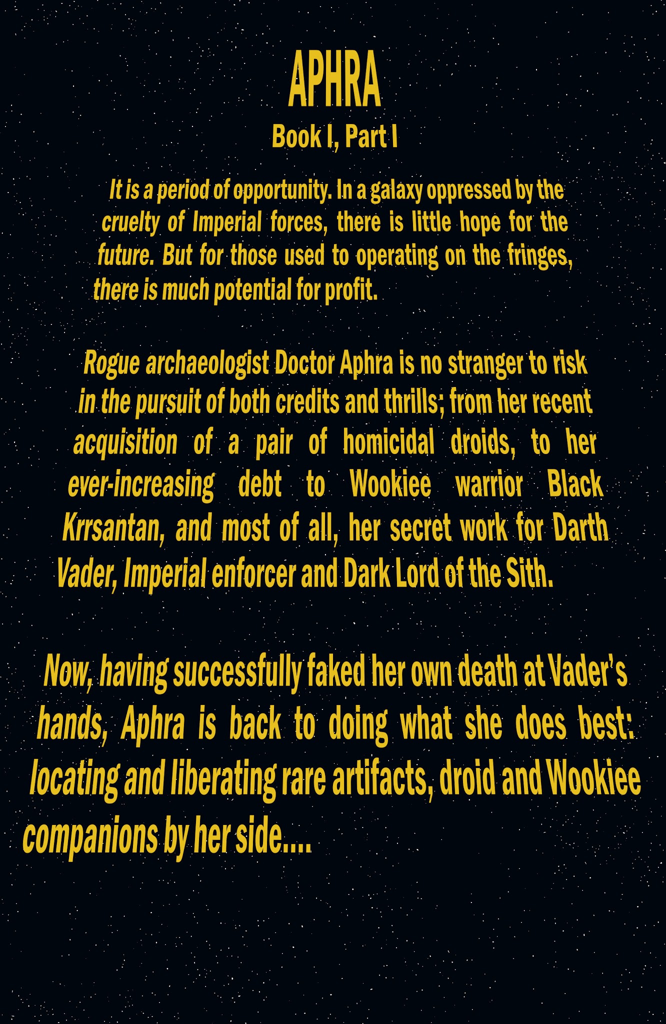 Read online Doctor Aphra comic -  Issue # _TPB 1 - 5