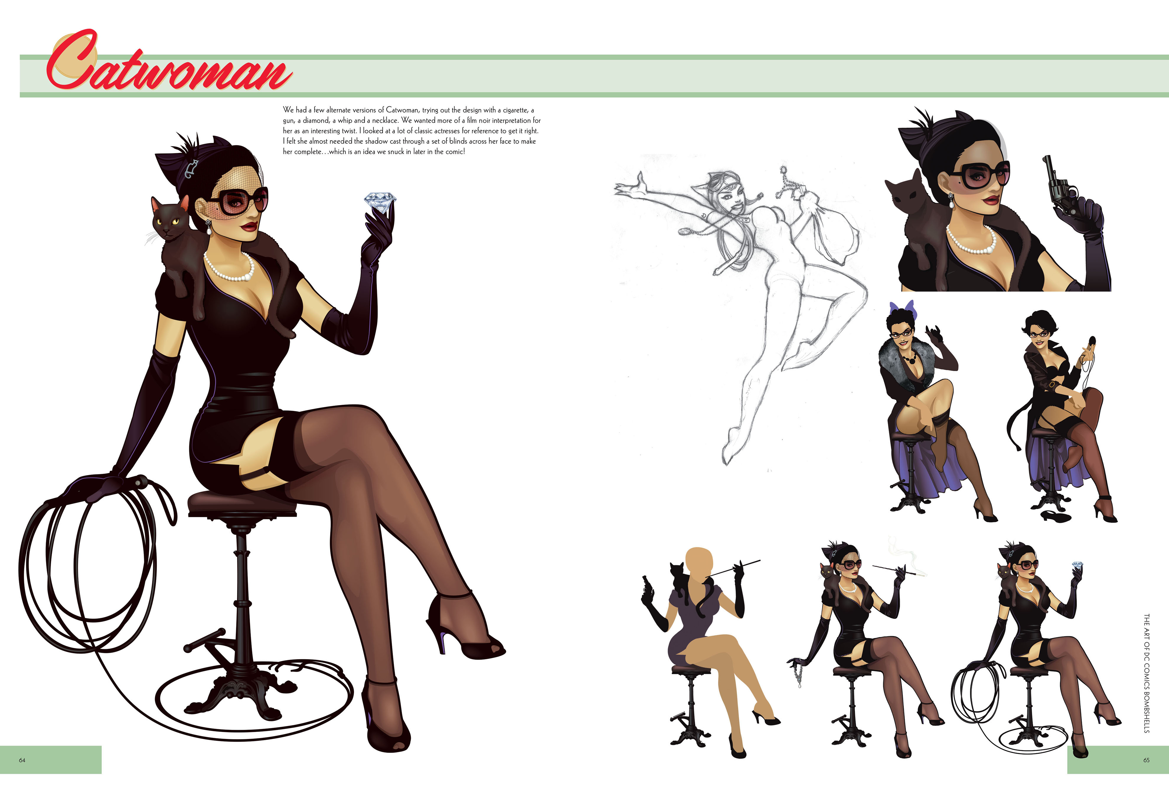 Read online The Art of DC Comics Bombshells comic -  Issue # TPB (Part 1) - 38