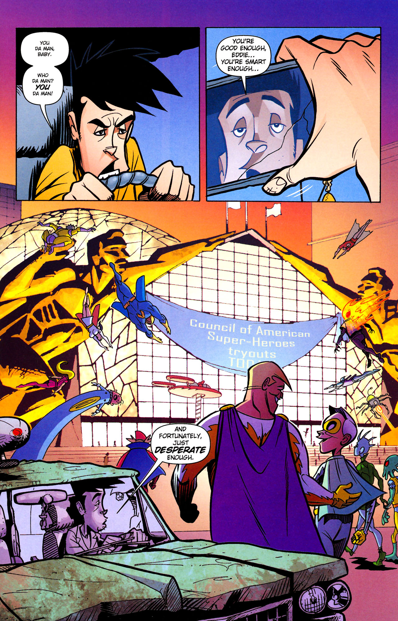 Read online Paul Jenkins' Sidekick Summer Special comic -  Issue #1 - 9