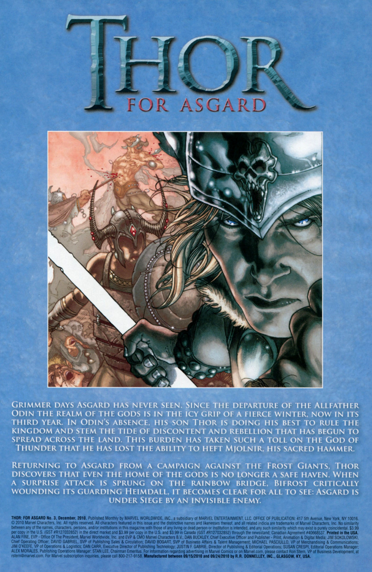 Read online Thor: For Asgard comic -  Issue #3 - 2