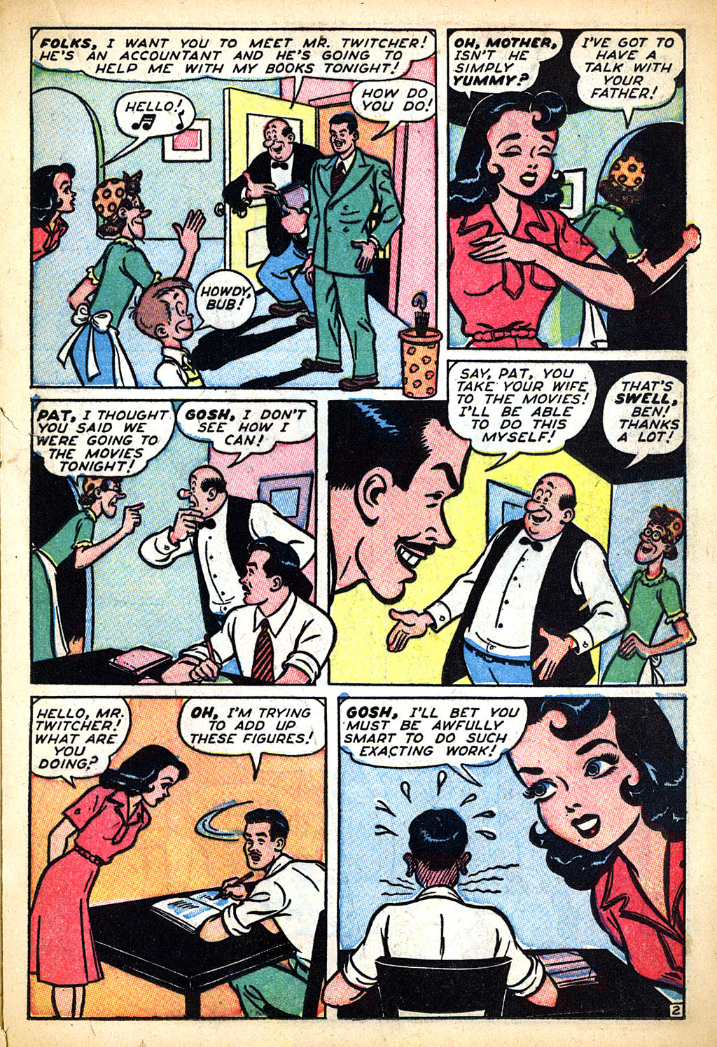 Read online Willie Comics (1946) comic -  Issue #7 - 23