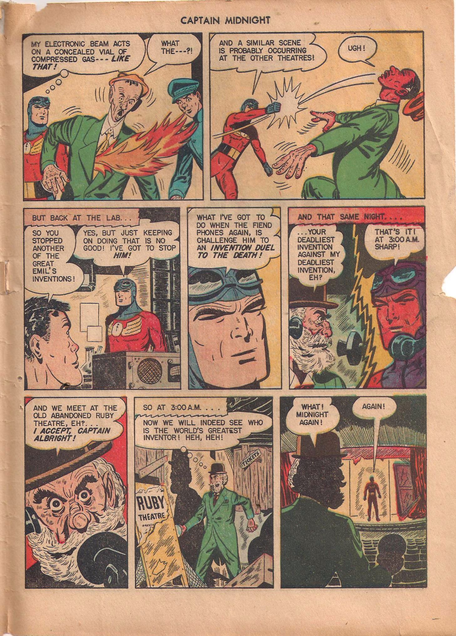 Read online Captain Midnight (1942) comic -  Issue #44 - 50