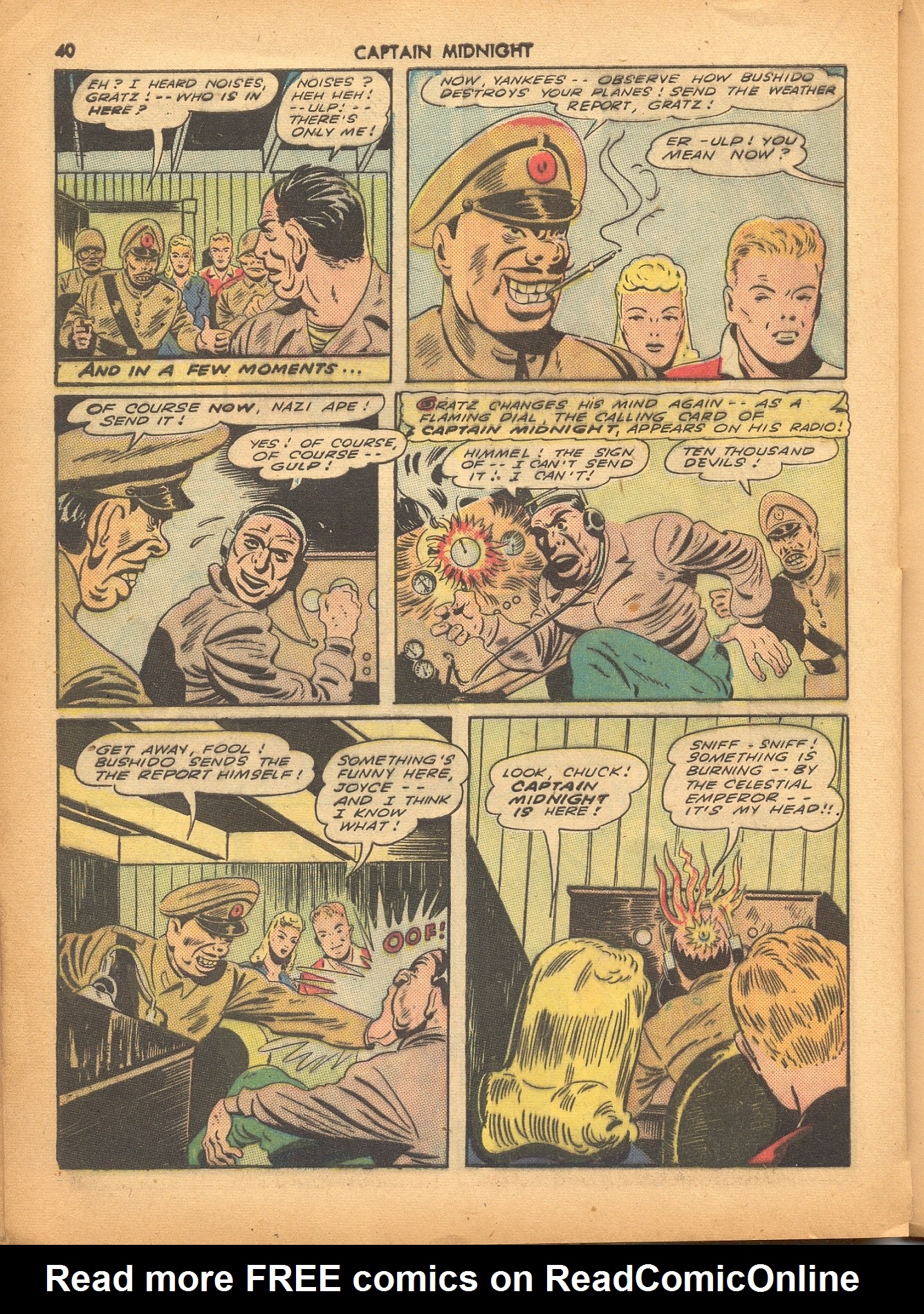 Read online Captain Midnight (1942) comic -  Issue #4 - 41