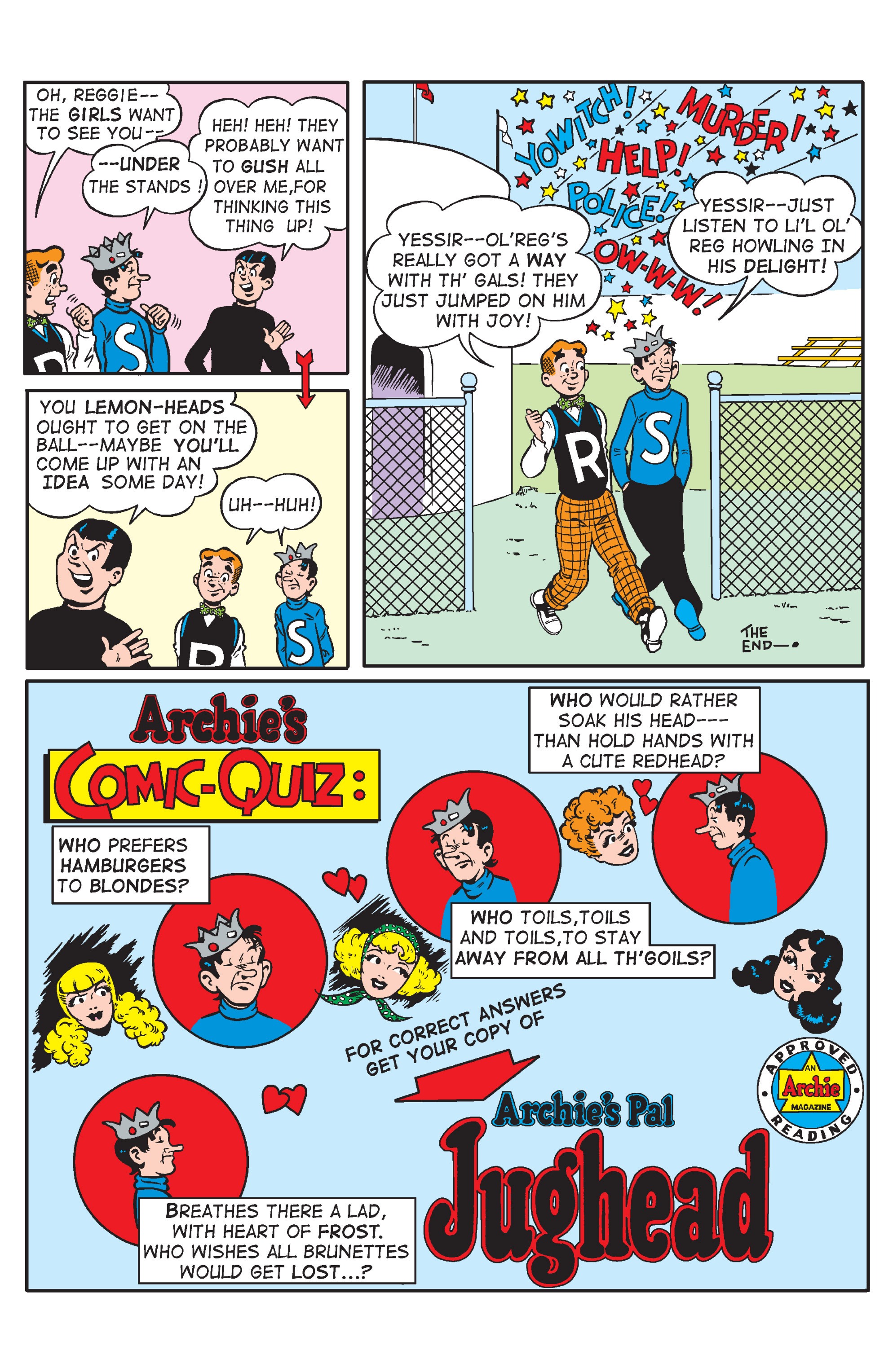 Read online Archie's Rival Reggie comic -  Issue #1 - 9