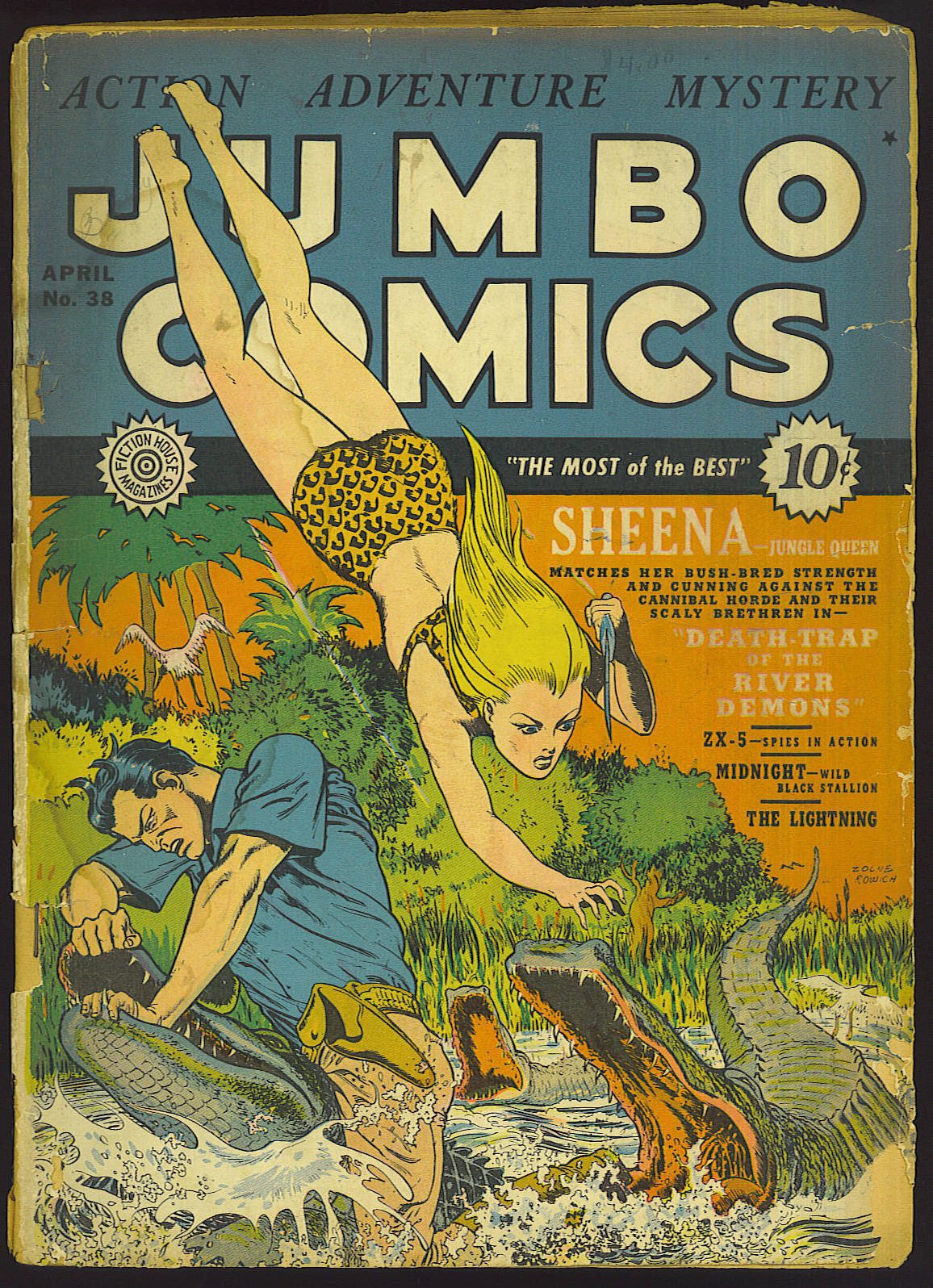 Read online Jumbo Comics comic -  Issue #38 - 1