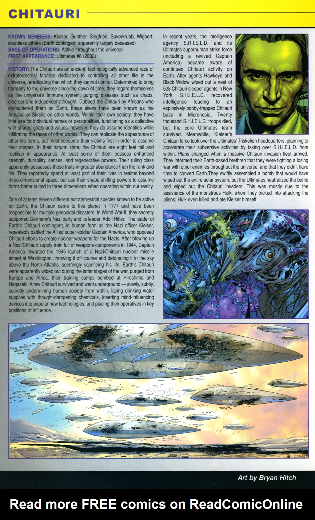 Read online Official Handbook of the Ultimate Marvel Universe: The Ultimates & X-Men 2005 comic -  Issue # Full - 12