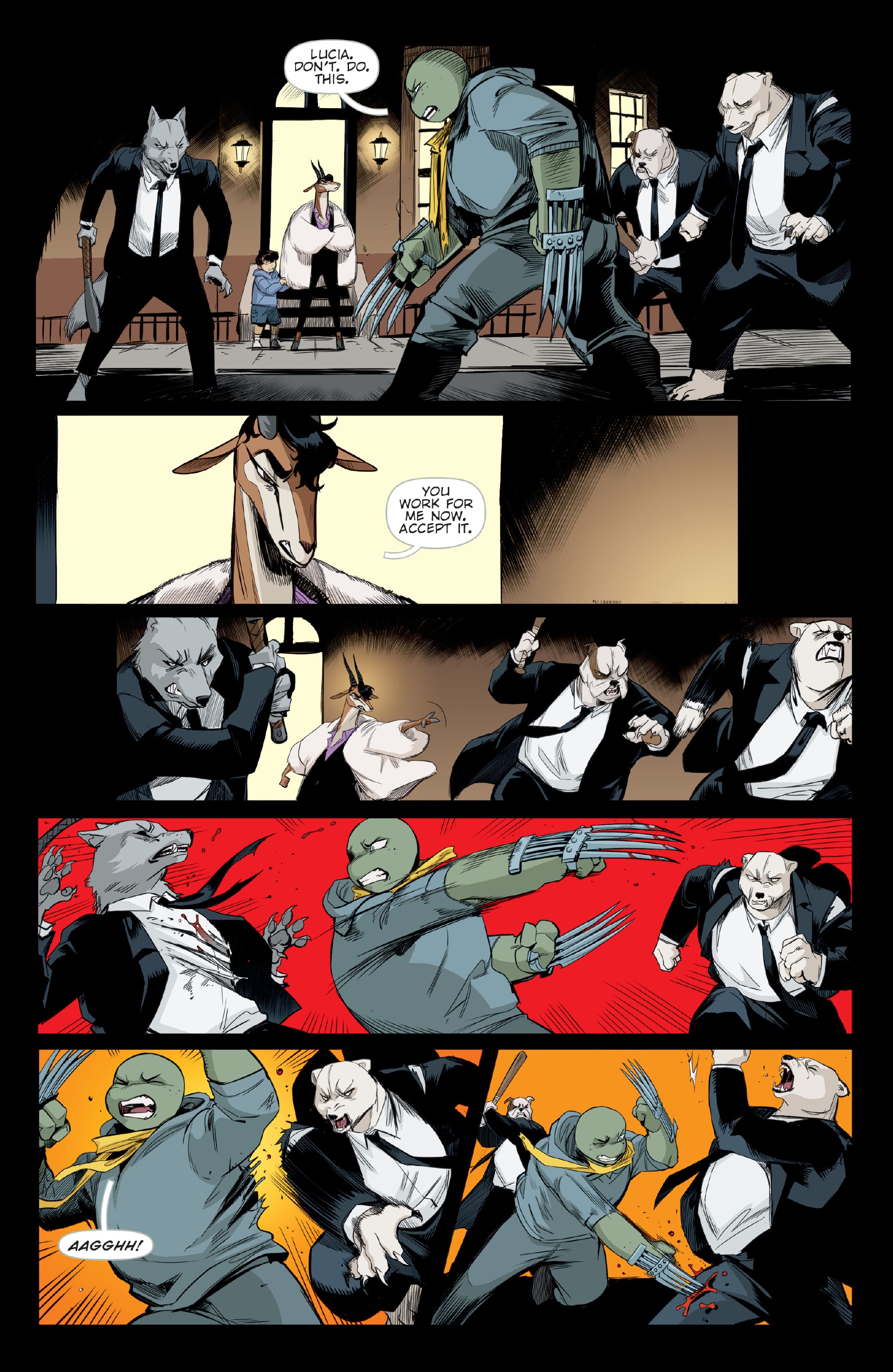 Read online Teenage Mutant Ninja Turtles: Jennika II comic -  Issue #5 - 23
