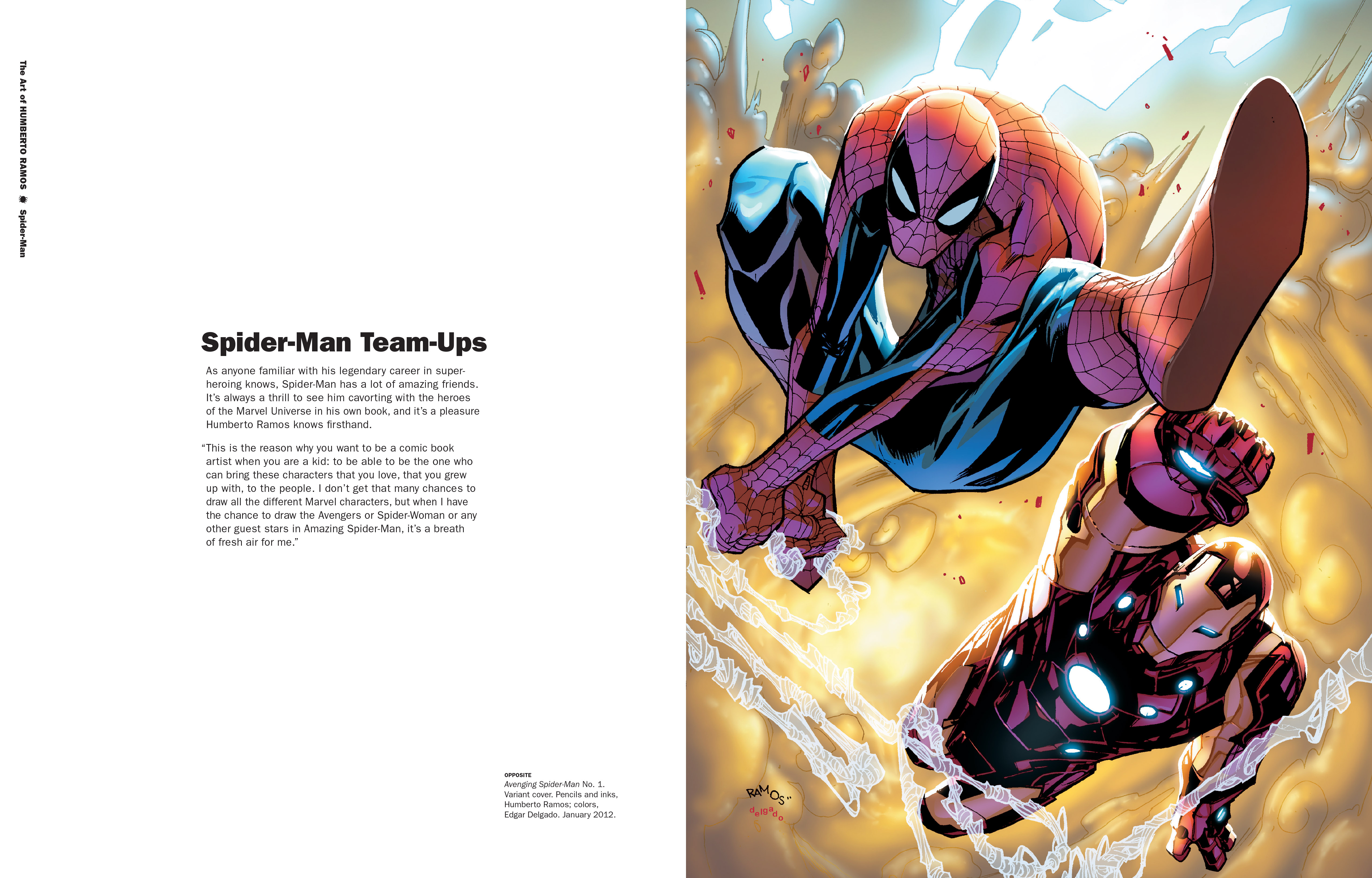 Read online Marvel Monograph: The Art of Humberto Ramos: Spider-Man comic -  Issue # TPB - 32