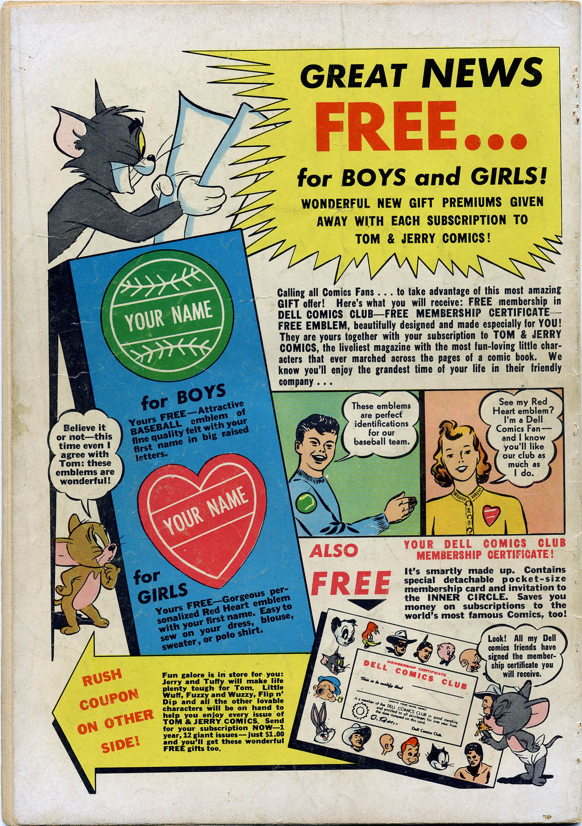 Read online Tom & Jerry Comics comic -  Issue #72 - 52