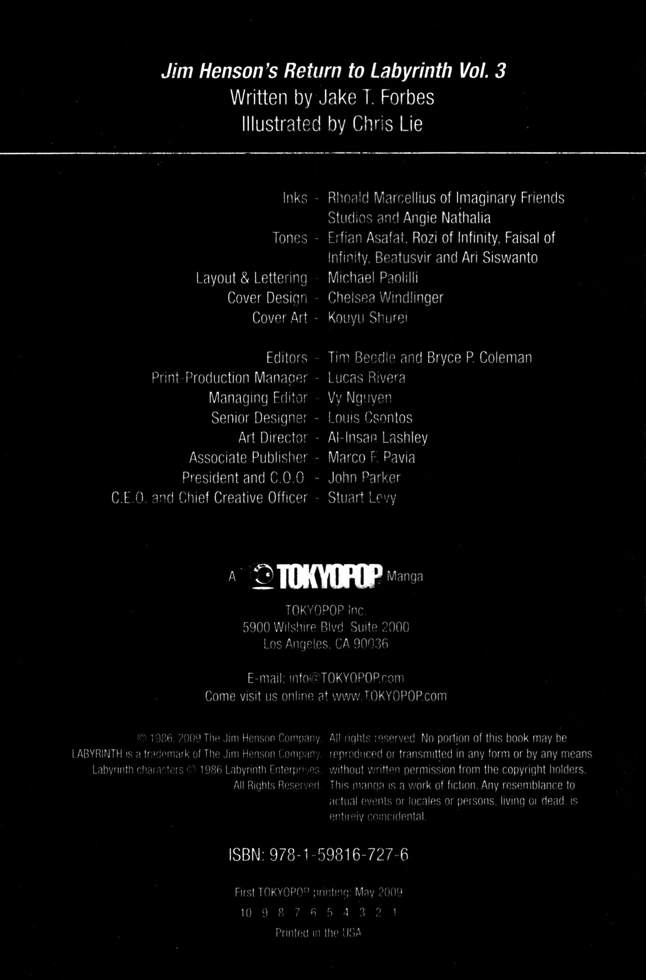 Read online Jim Henson's Return to Labyrinth comic -  Issue # Vol. 3 - 4