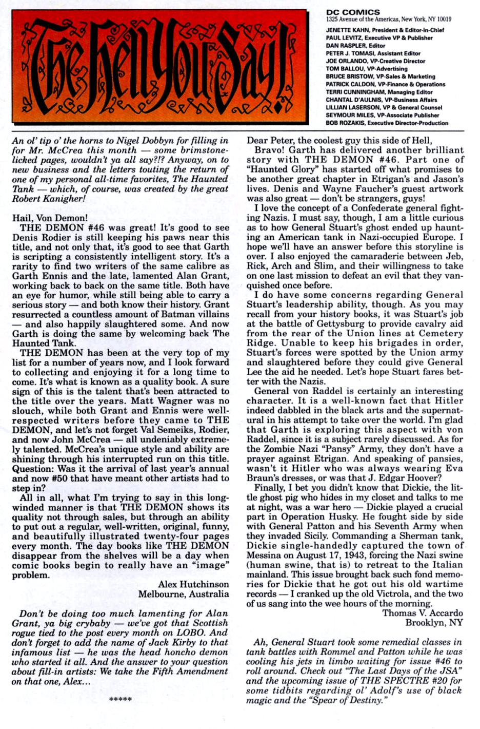 Read online The Demon (1990) comic -  Issue #49 - 26